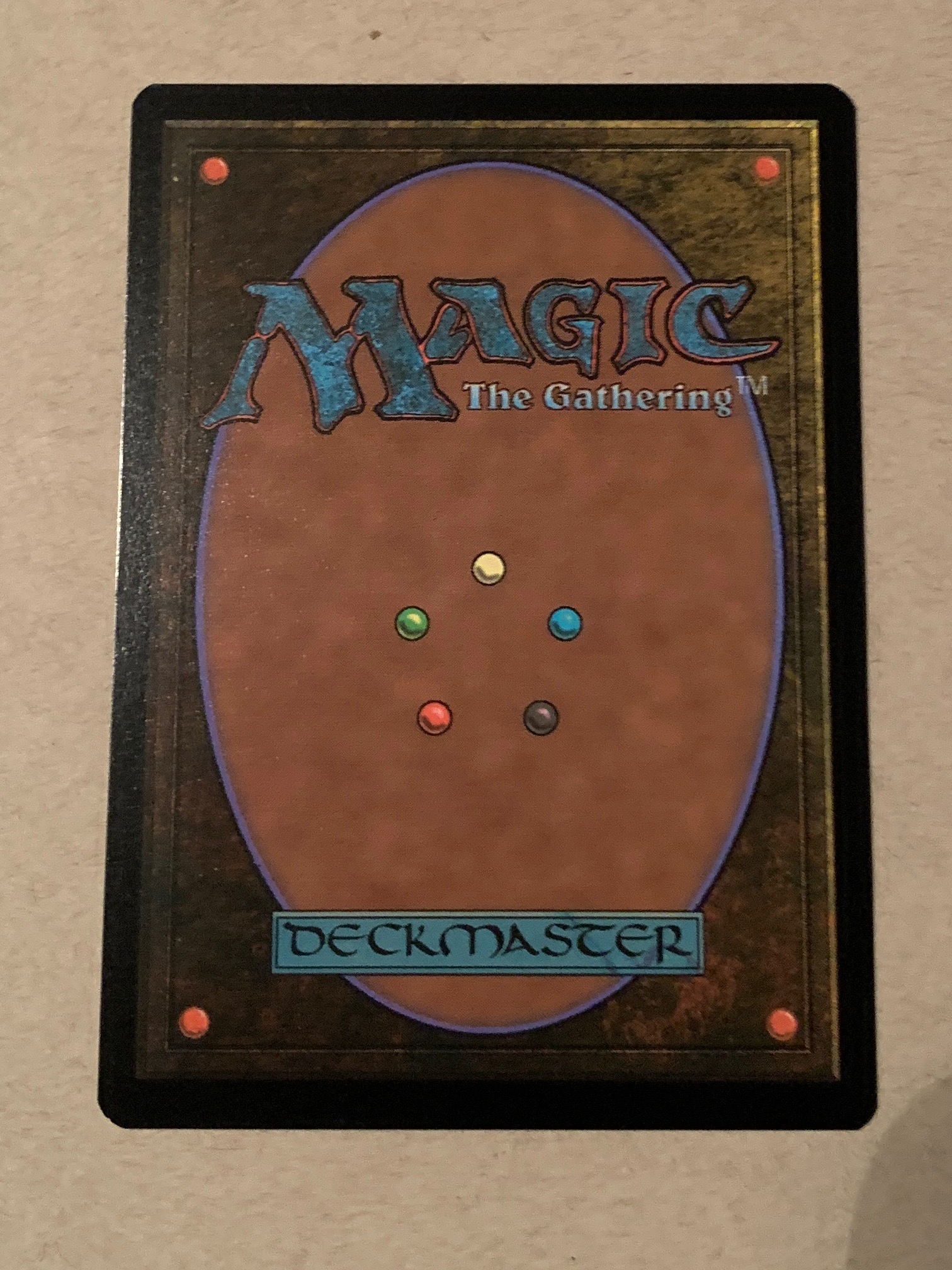 Card back