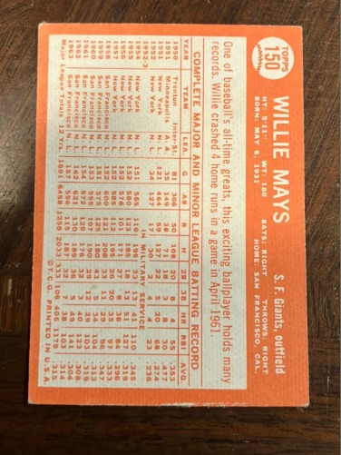 Card back