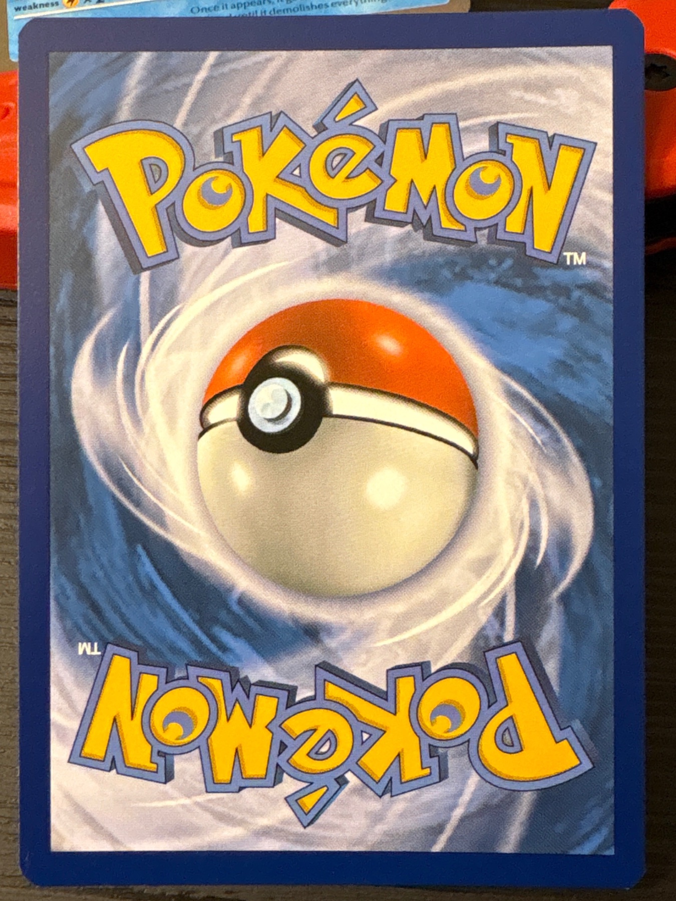 Card back