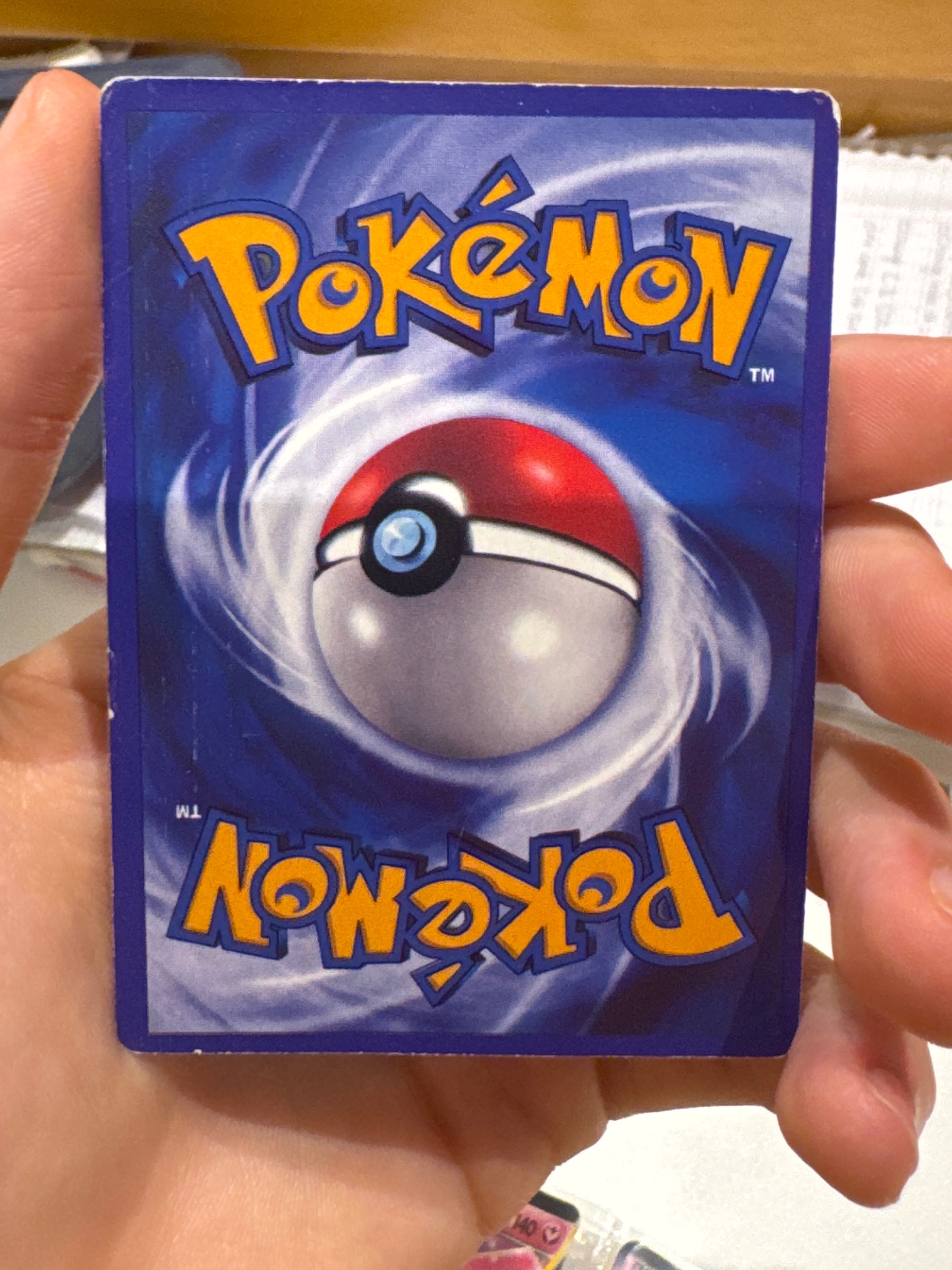 Card back