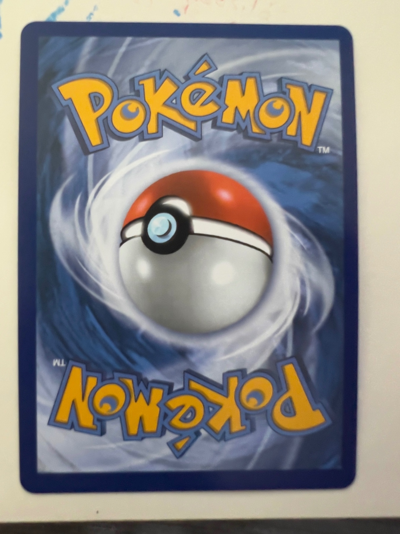 Card back