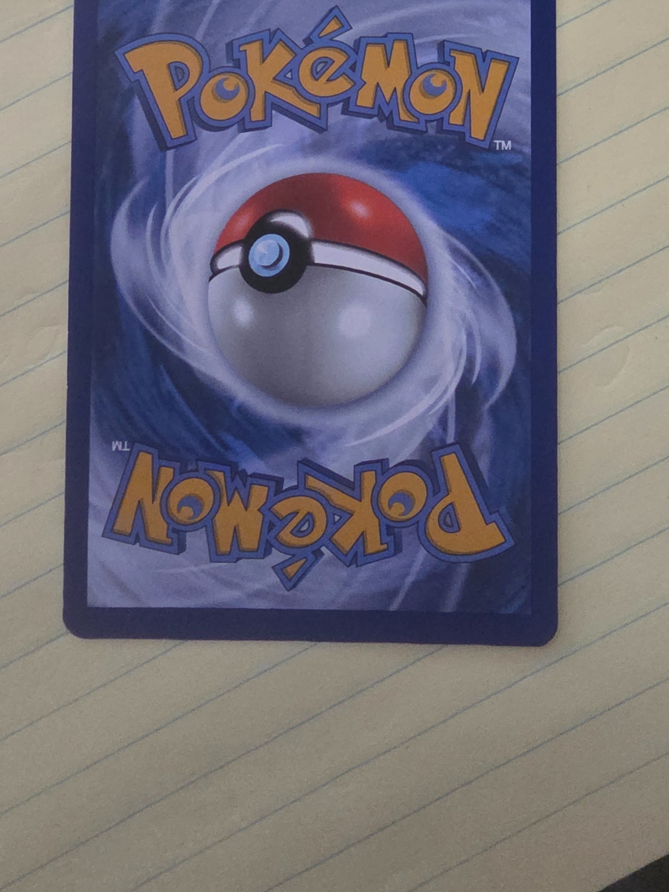 Card back
