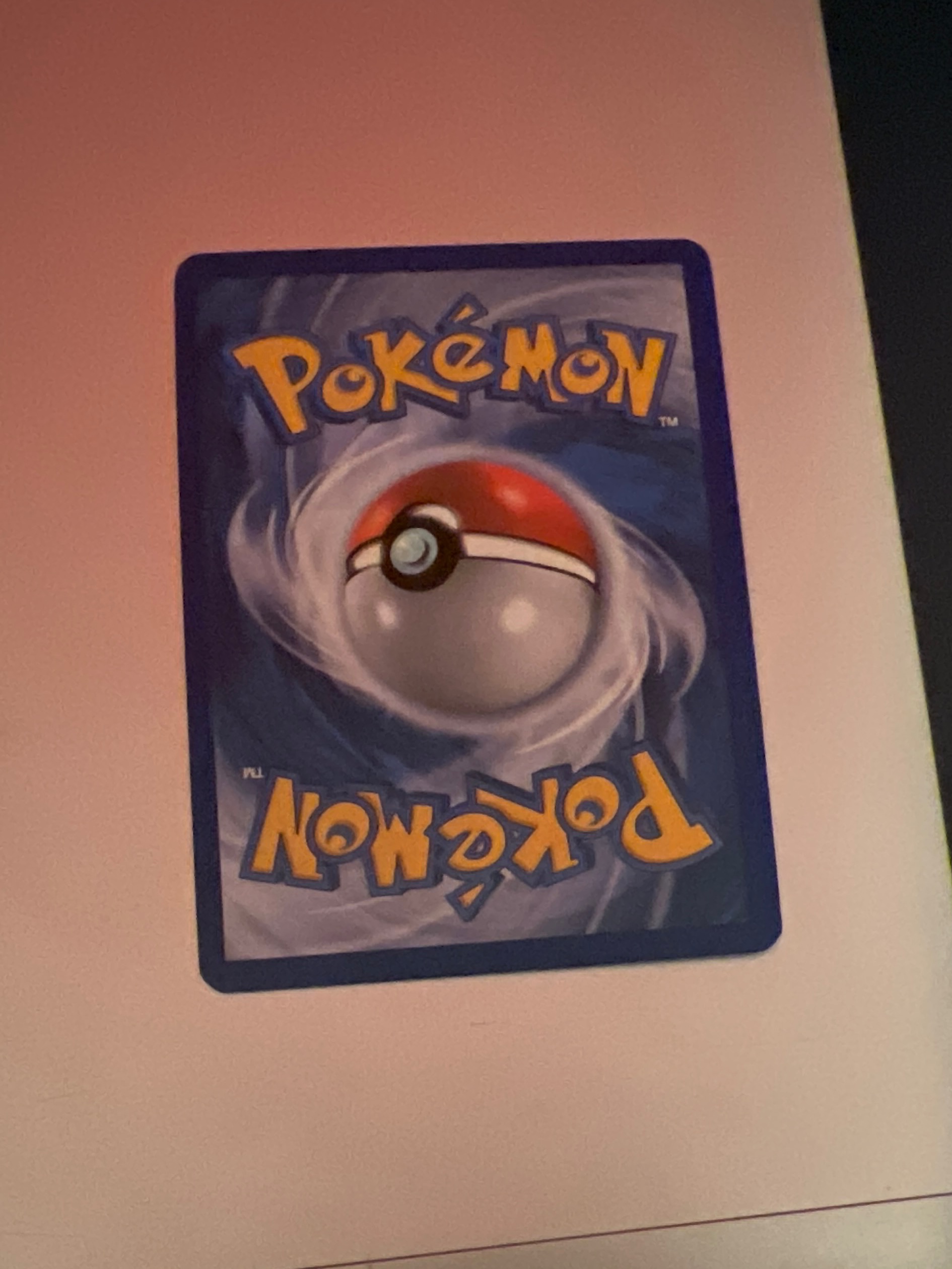 Card back