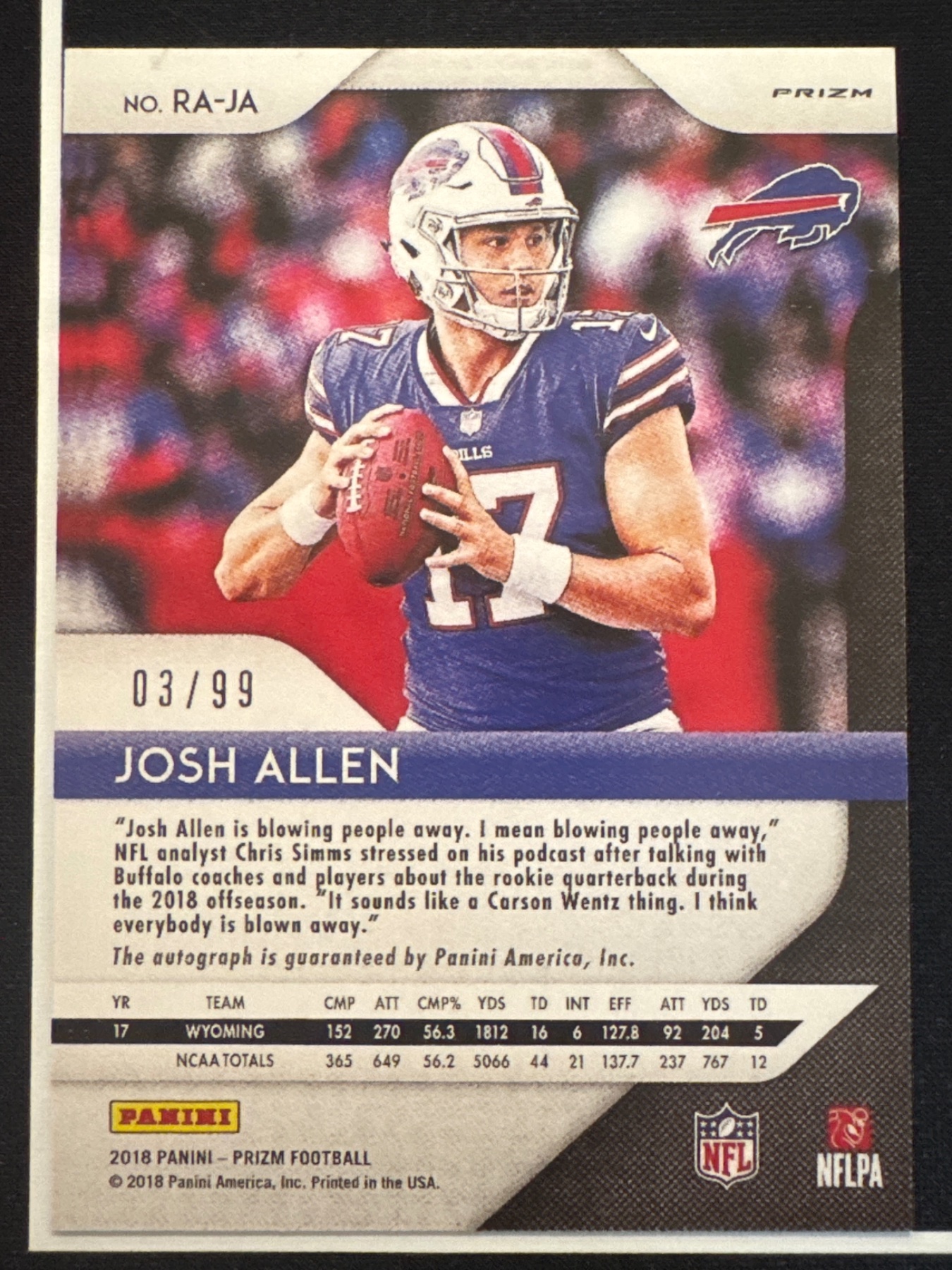 Card back