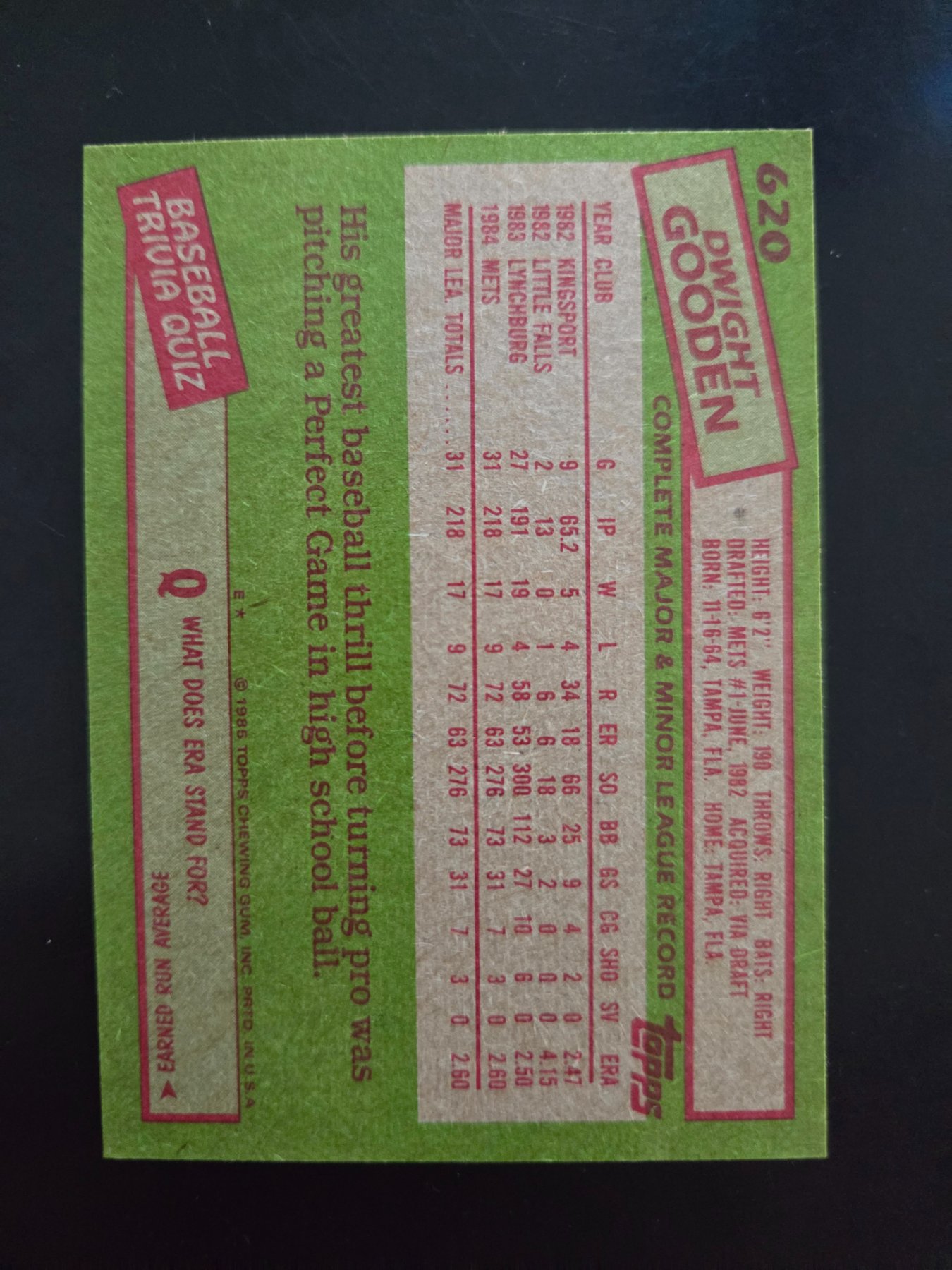 Card back