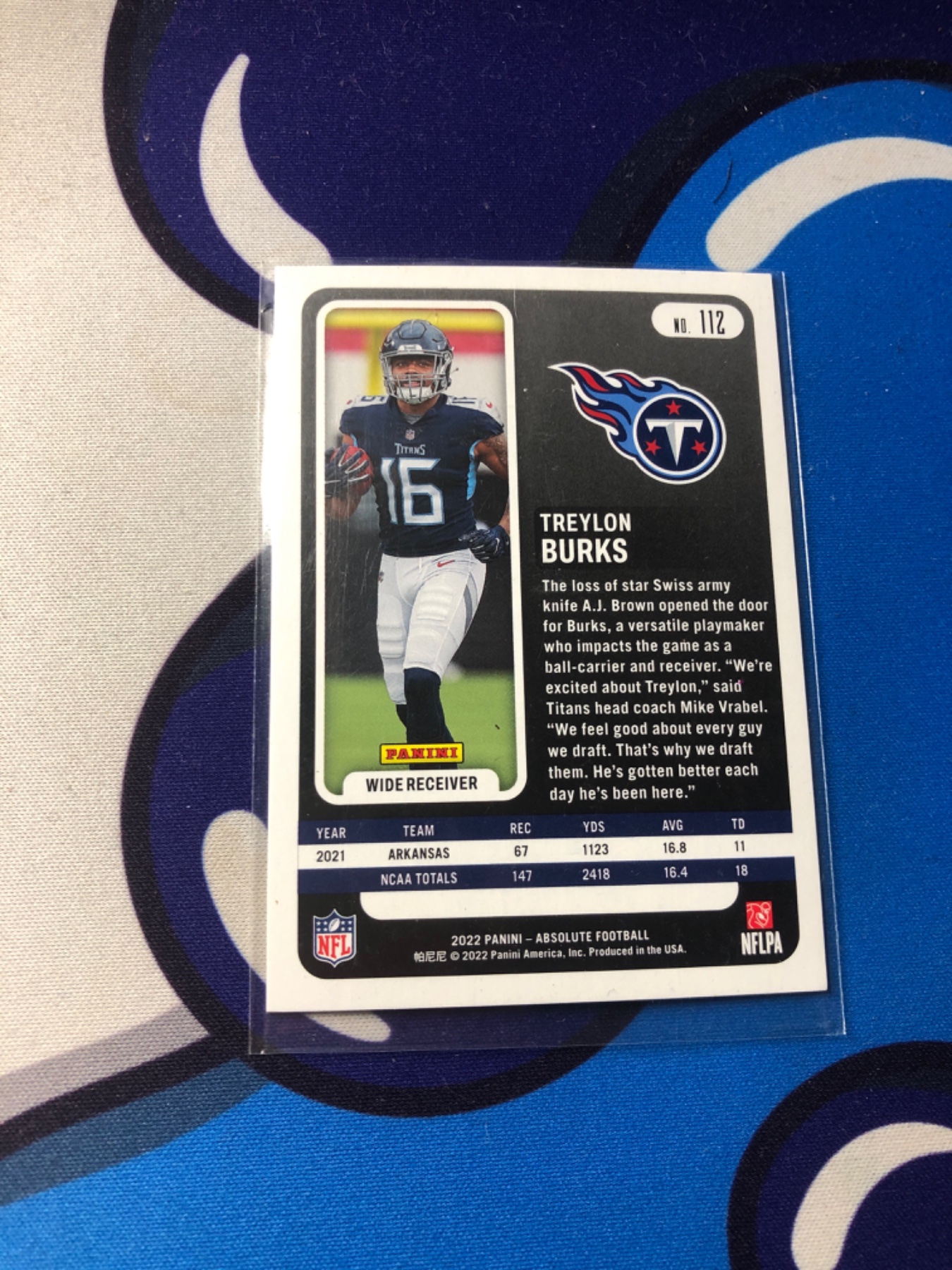 Card back