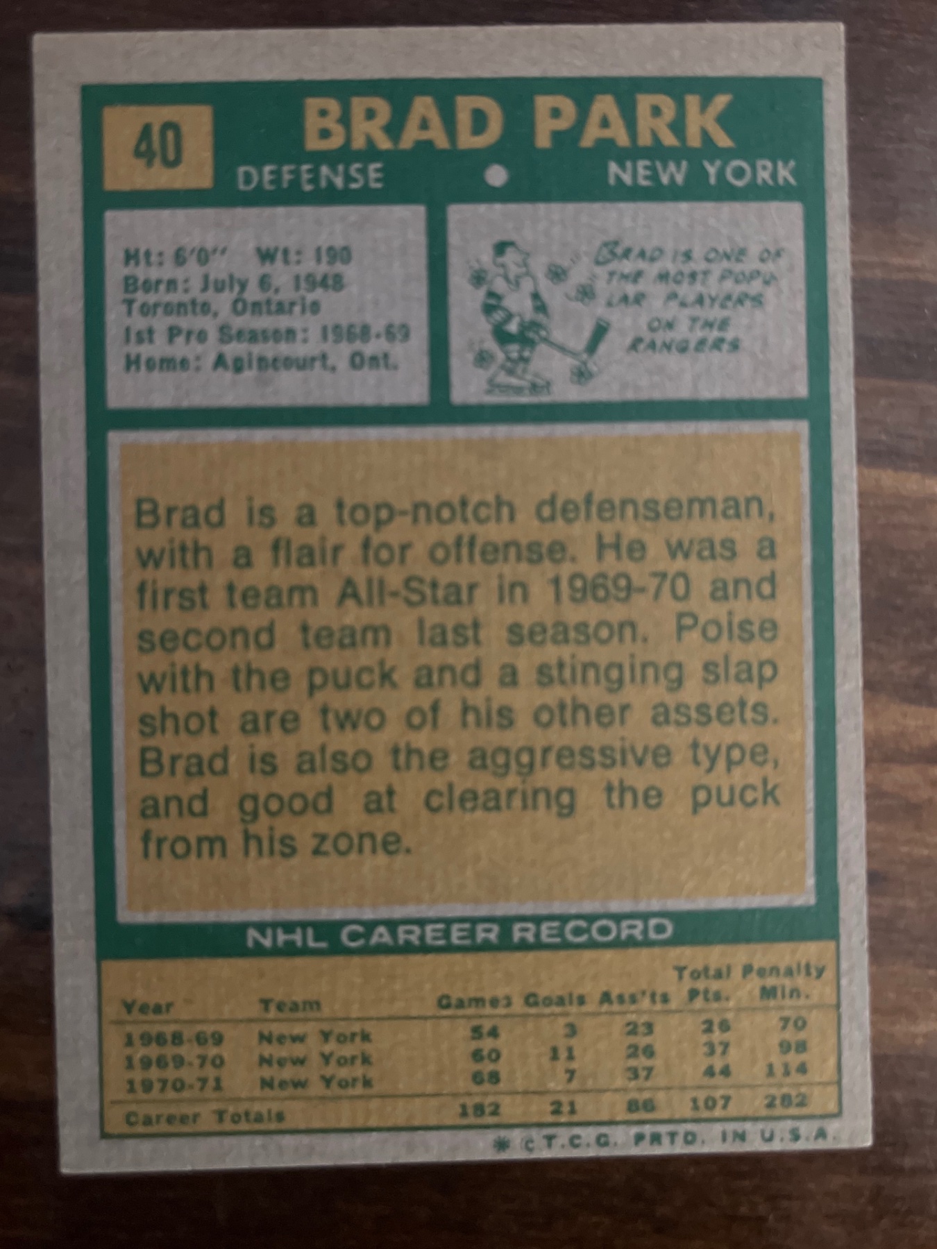 Card back