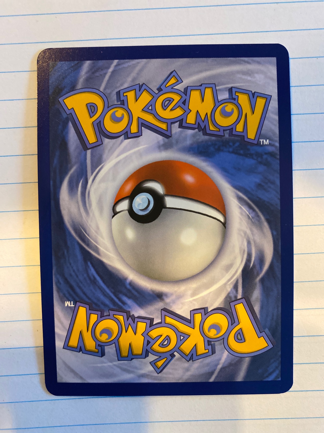 Card back