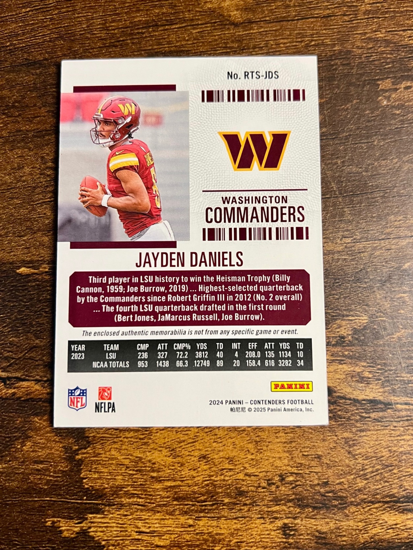Card back