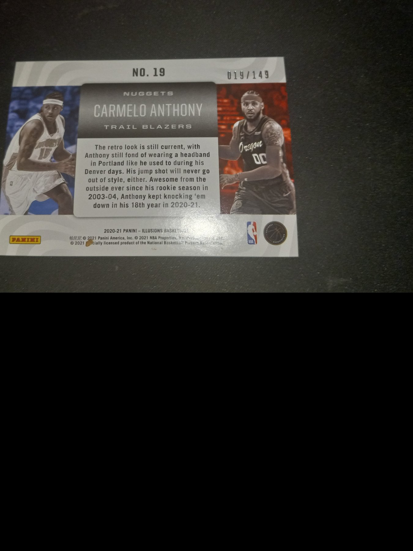 Card back