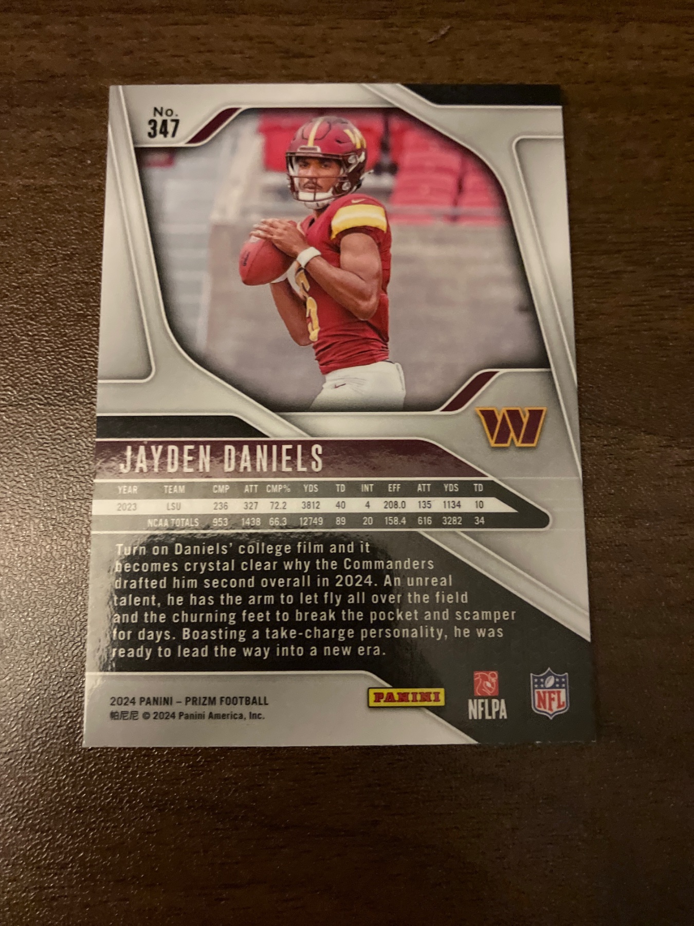 Card back