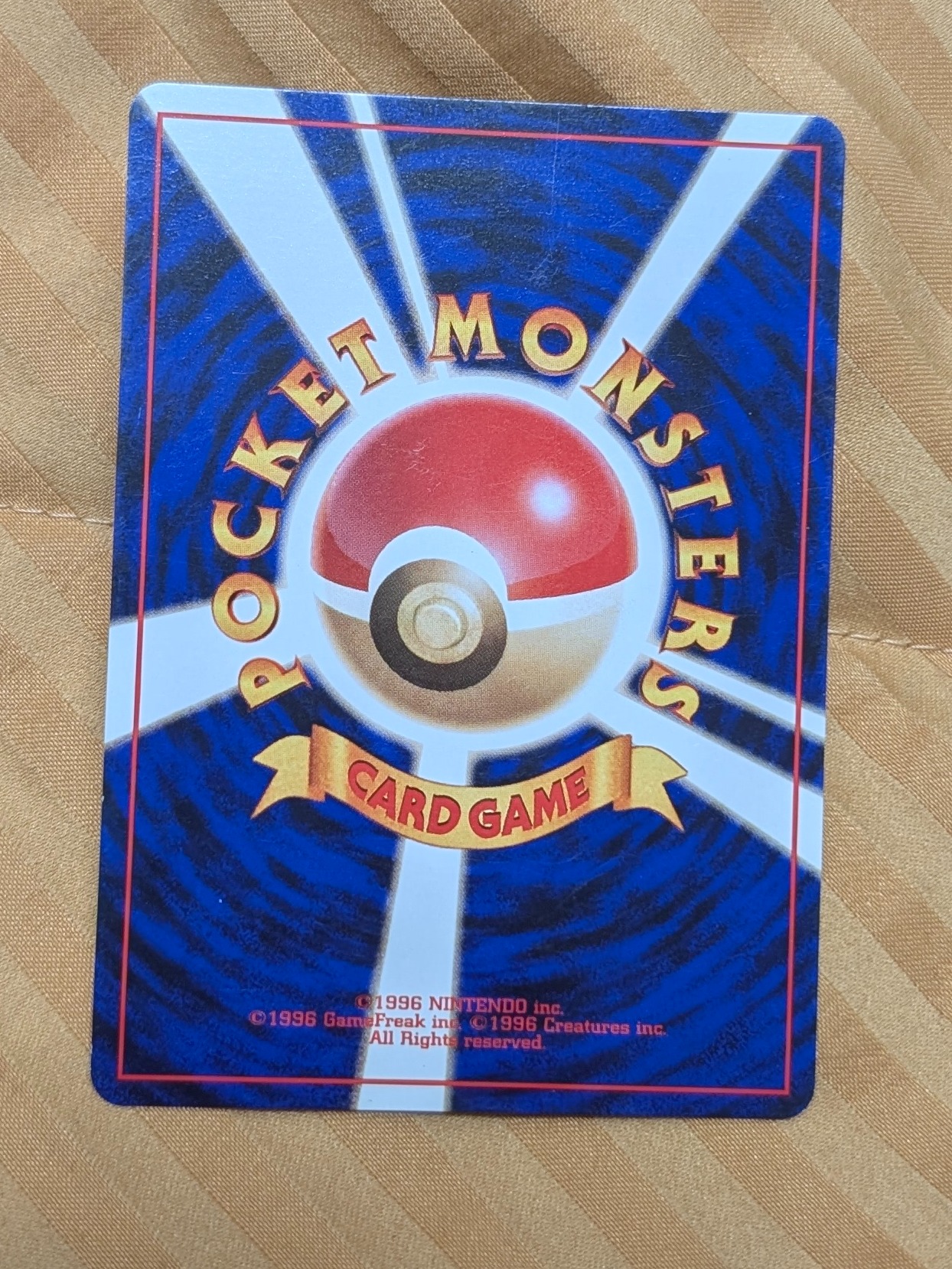 Card back