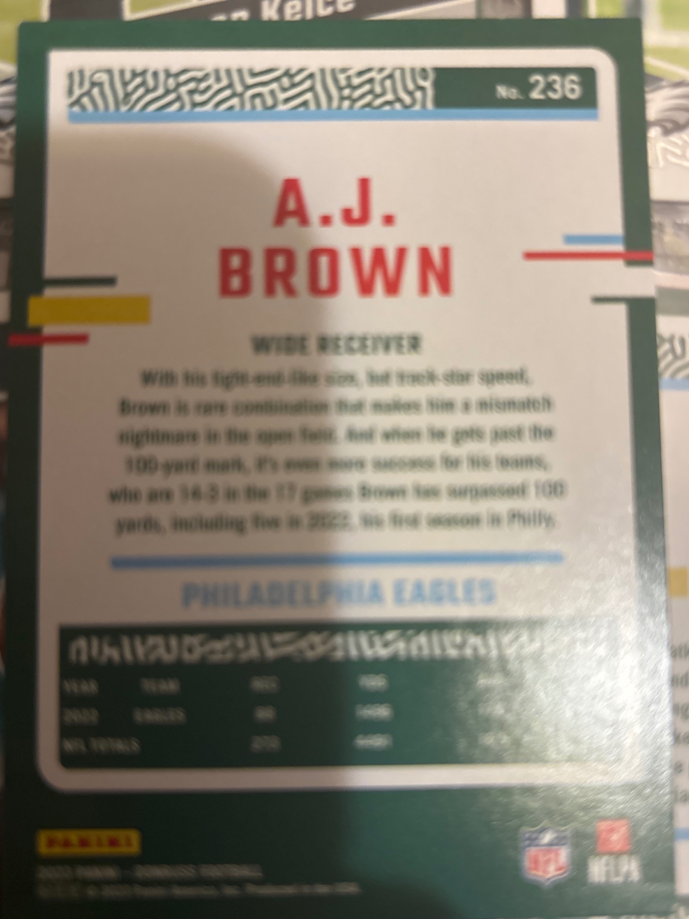 Card back
