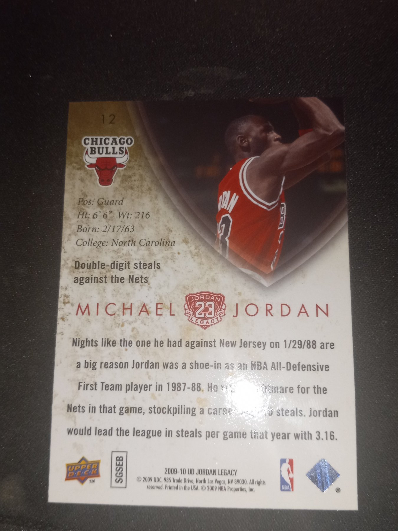 Card back