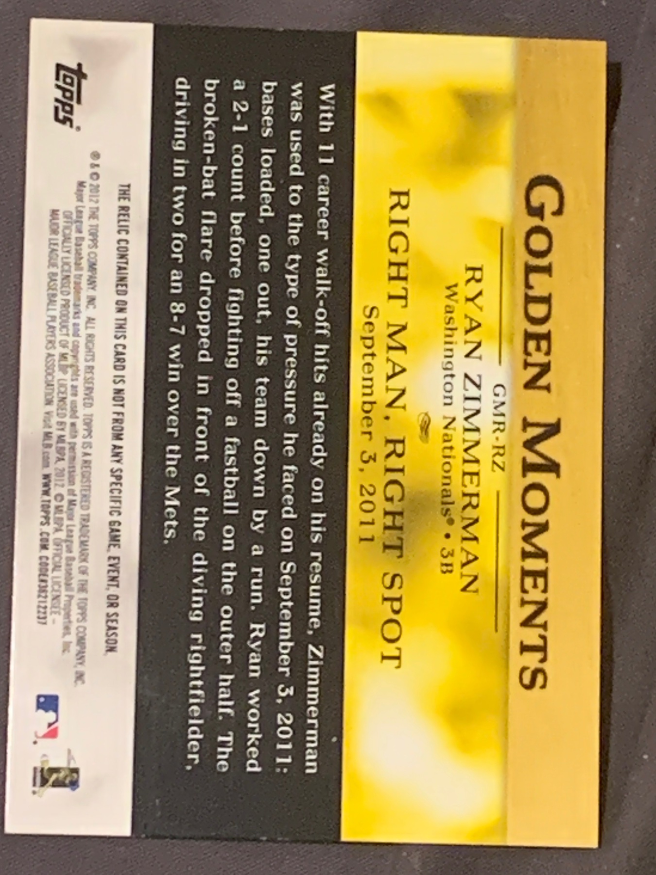 Card back