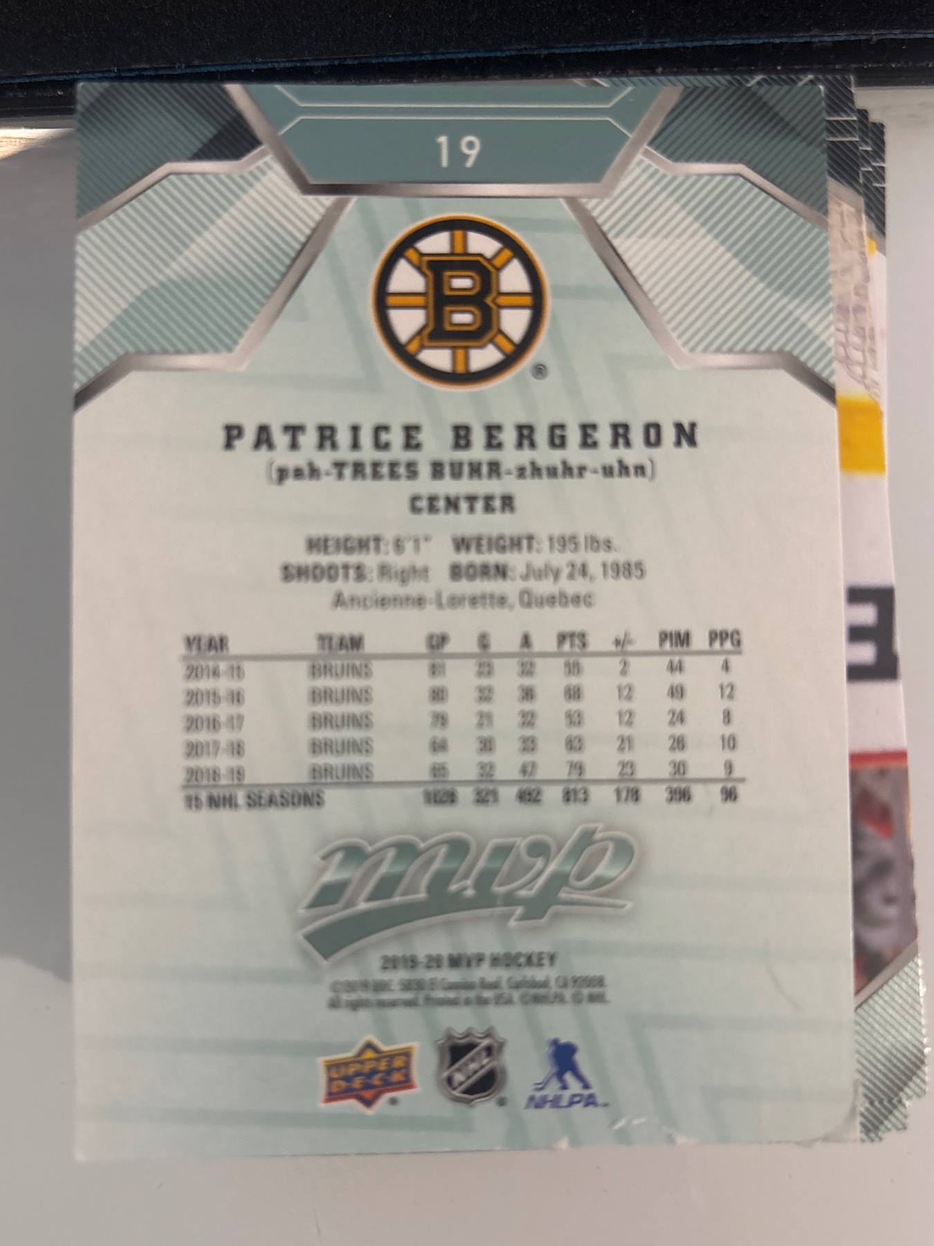 Card back