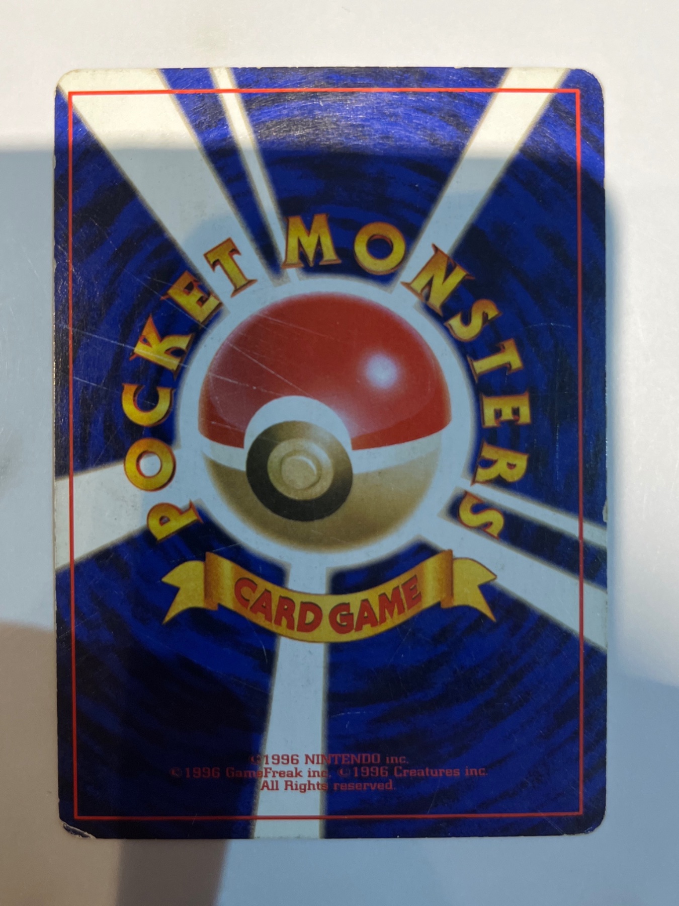 Card back