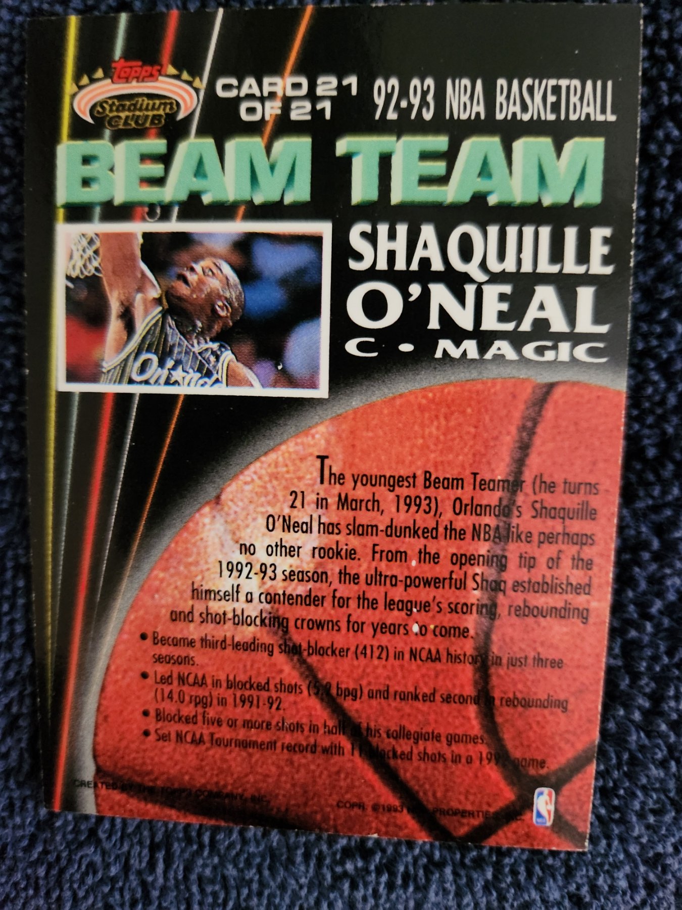 Card back