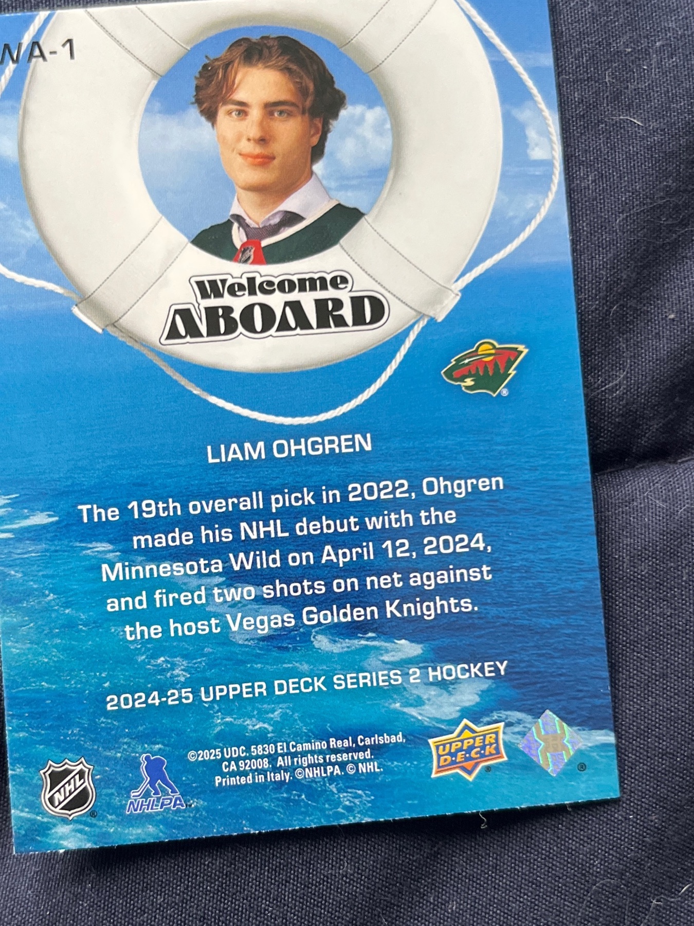 Card back