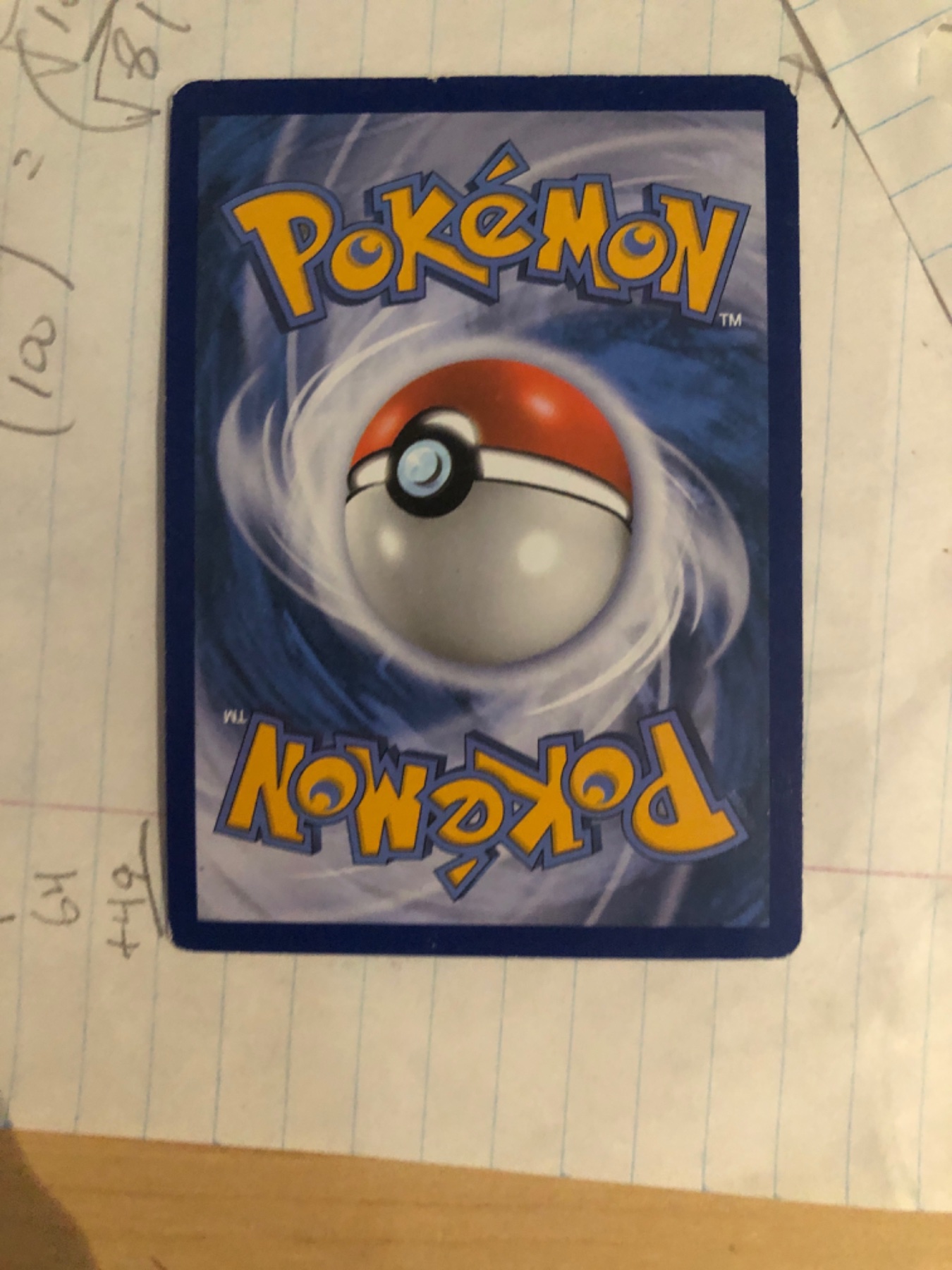 Card back