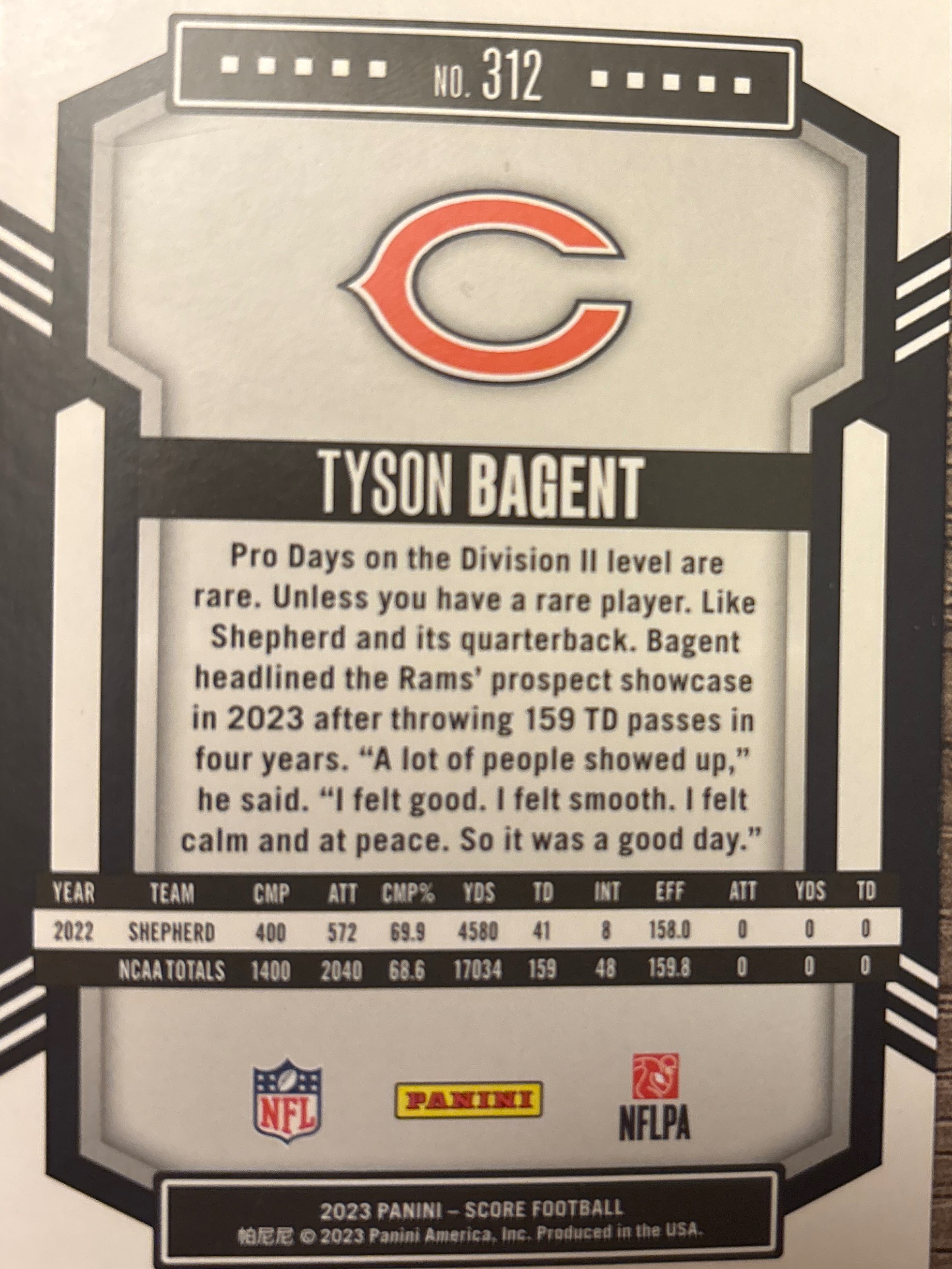 Card back