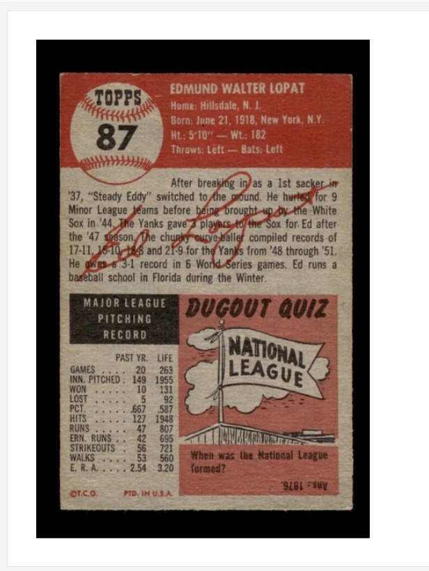 Card back