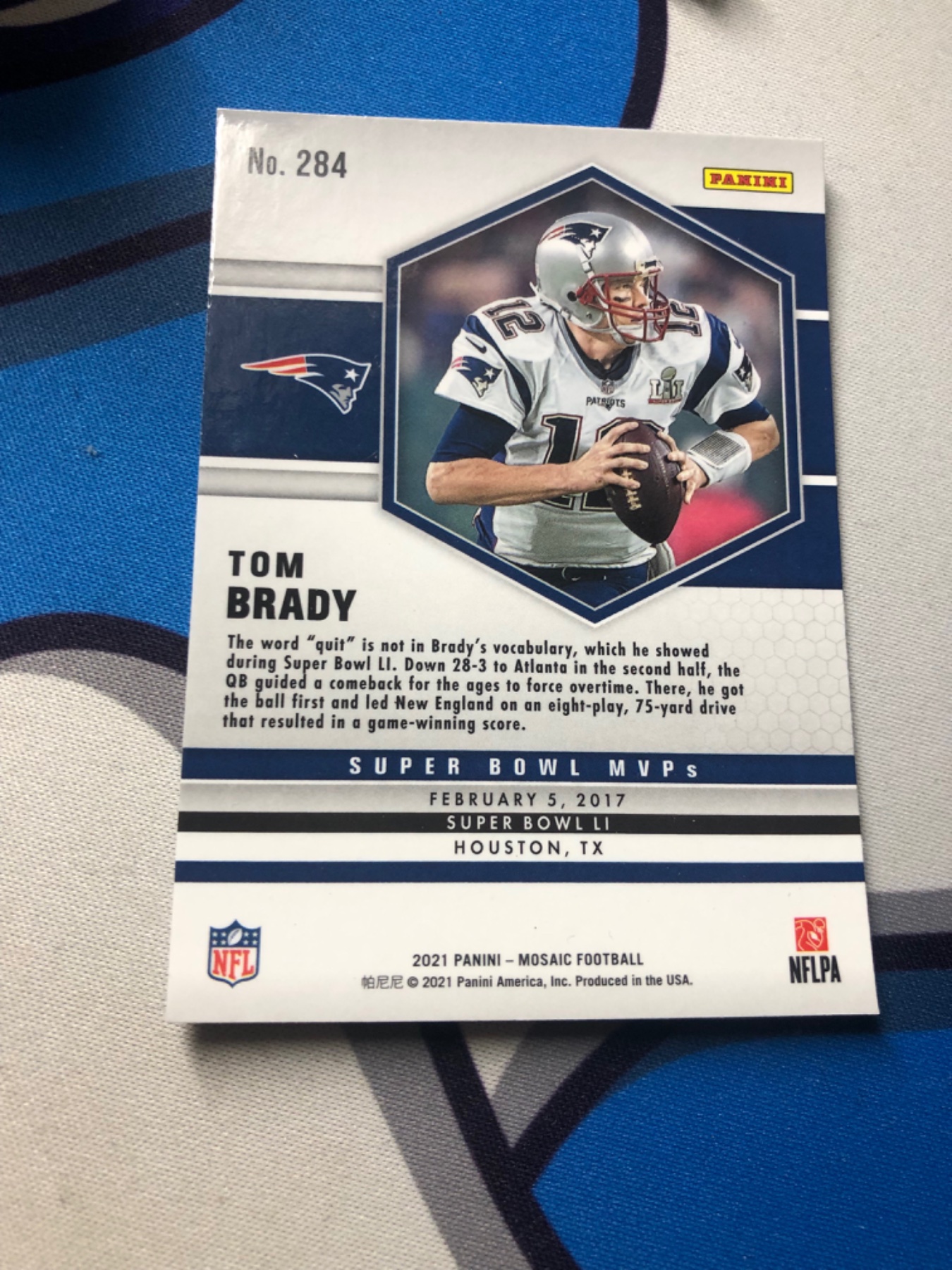 Card back