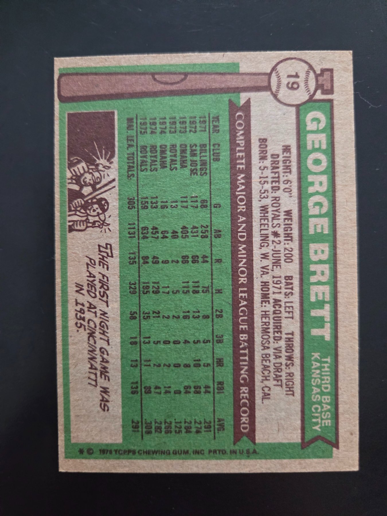 Card back