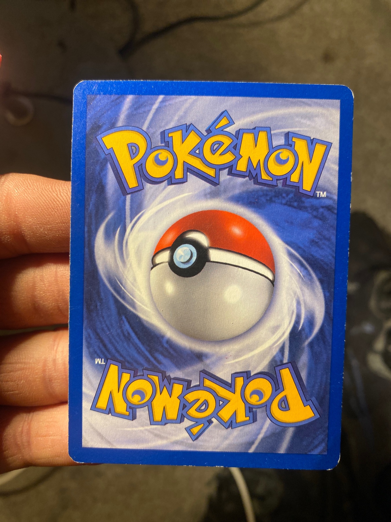 Card back