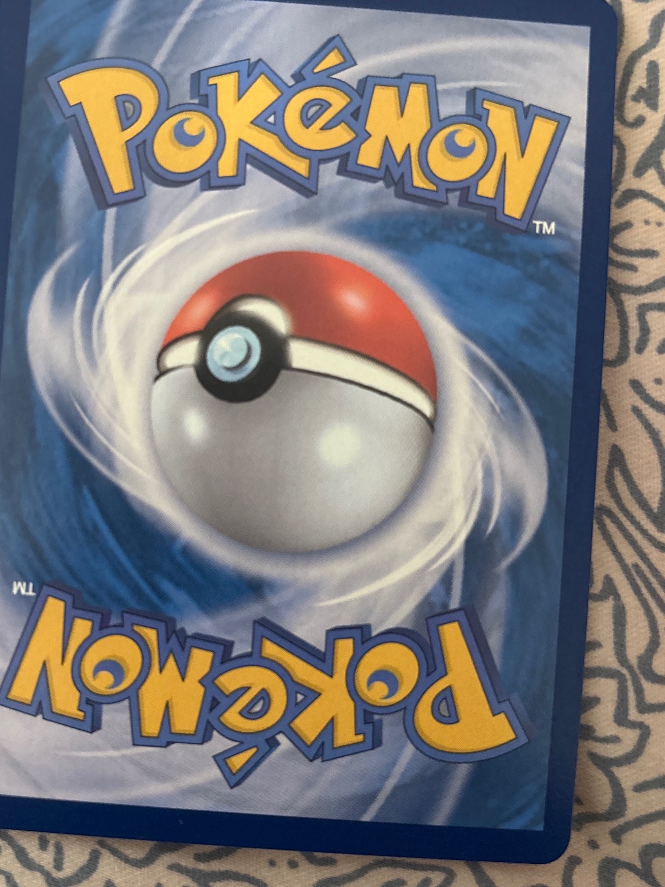 Card back