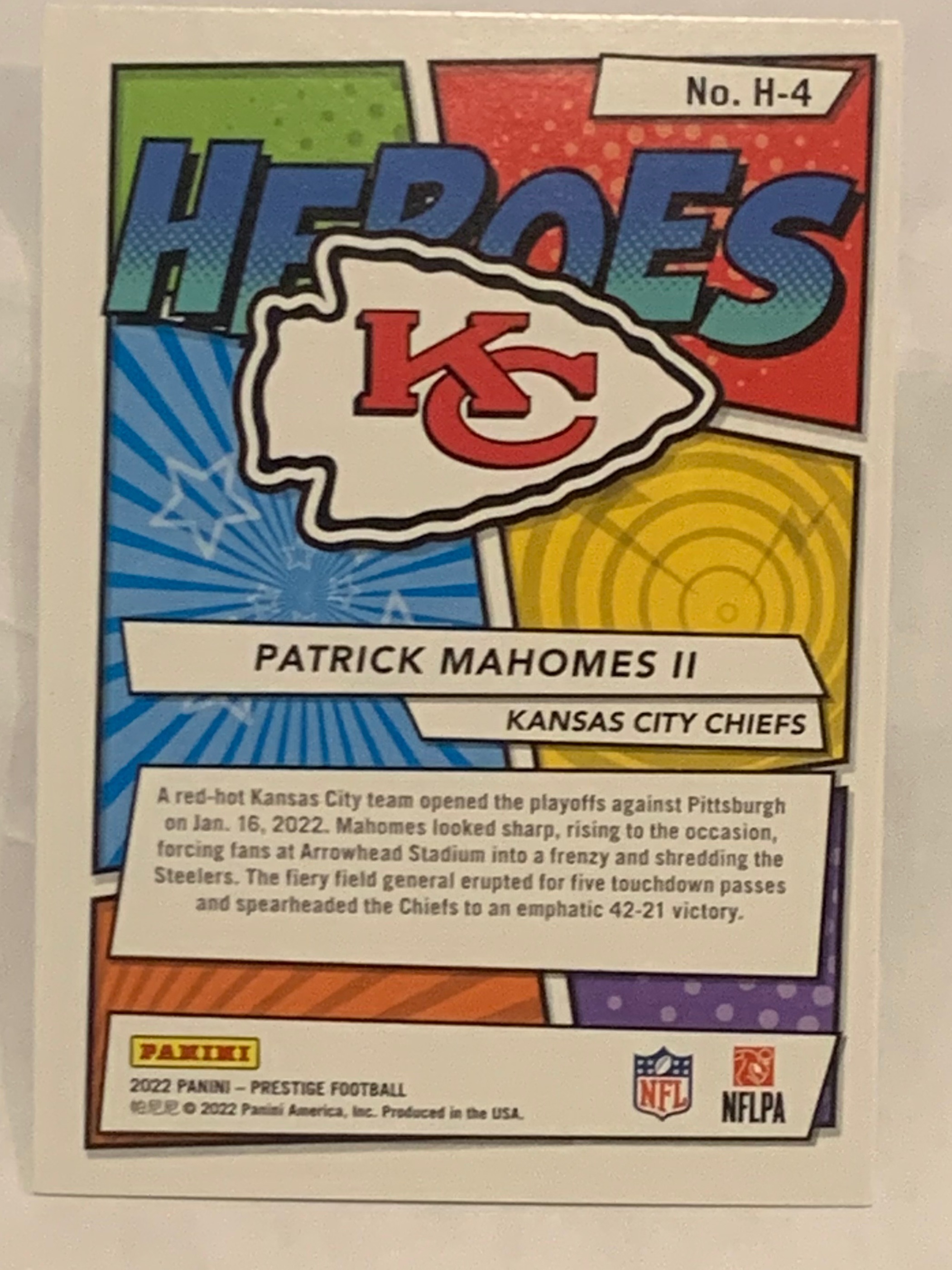 Card back
