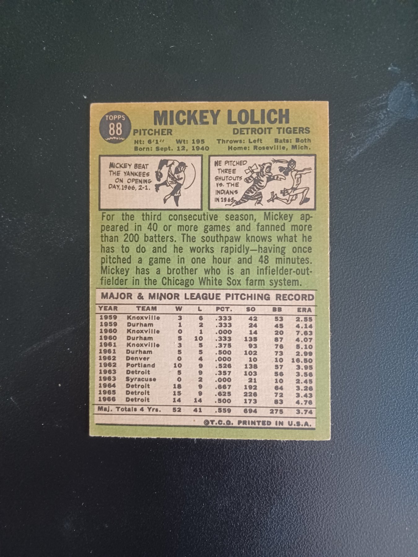 Card back