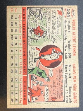 Card back