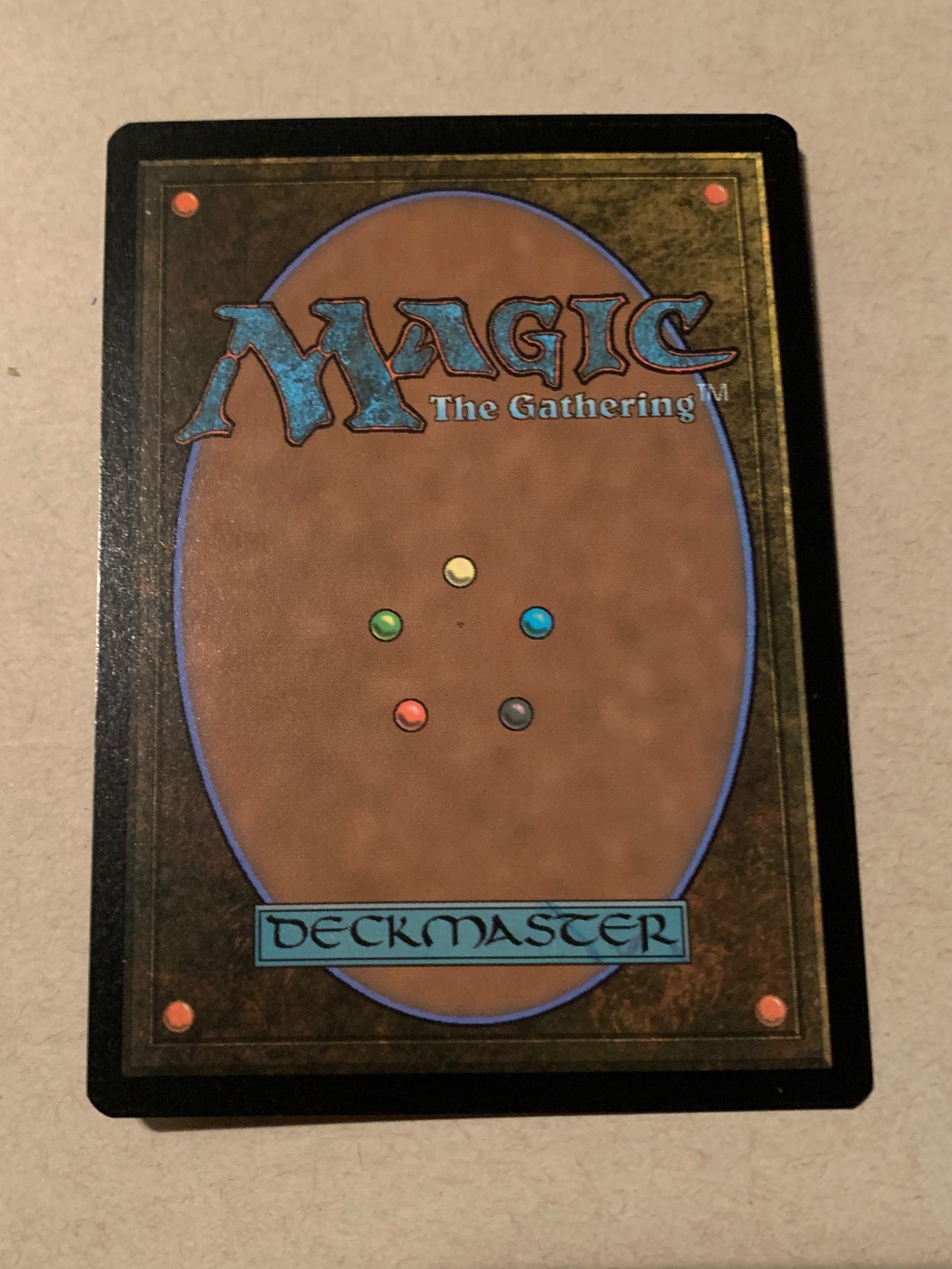 Card back