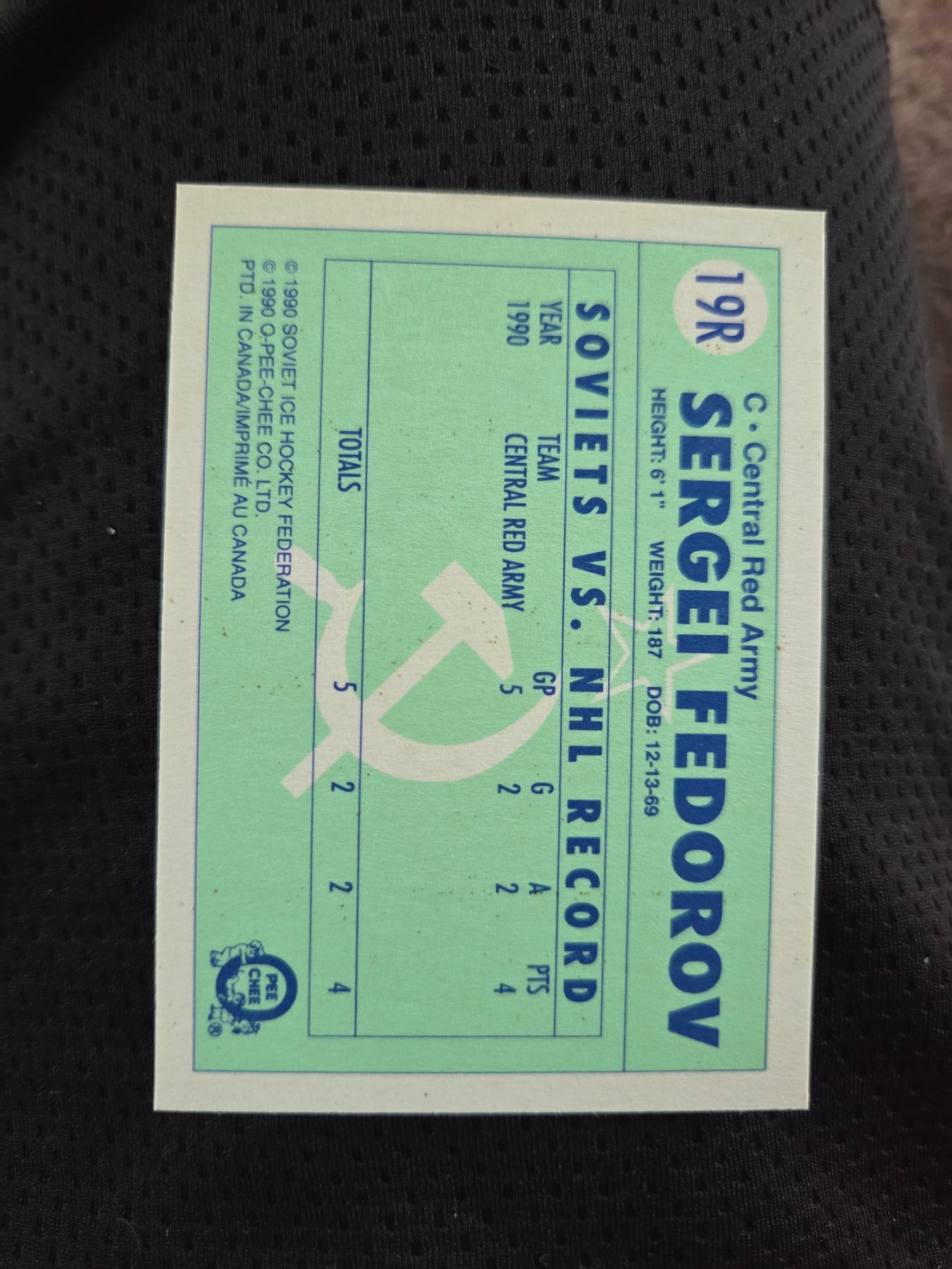 Card back