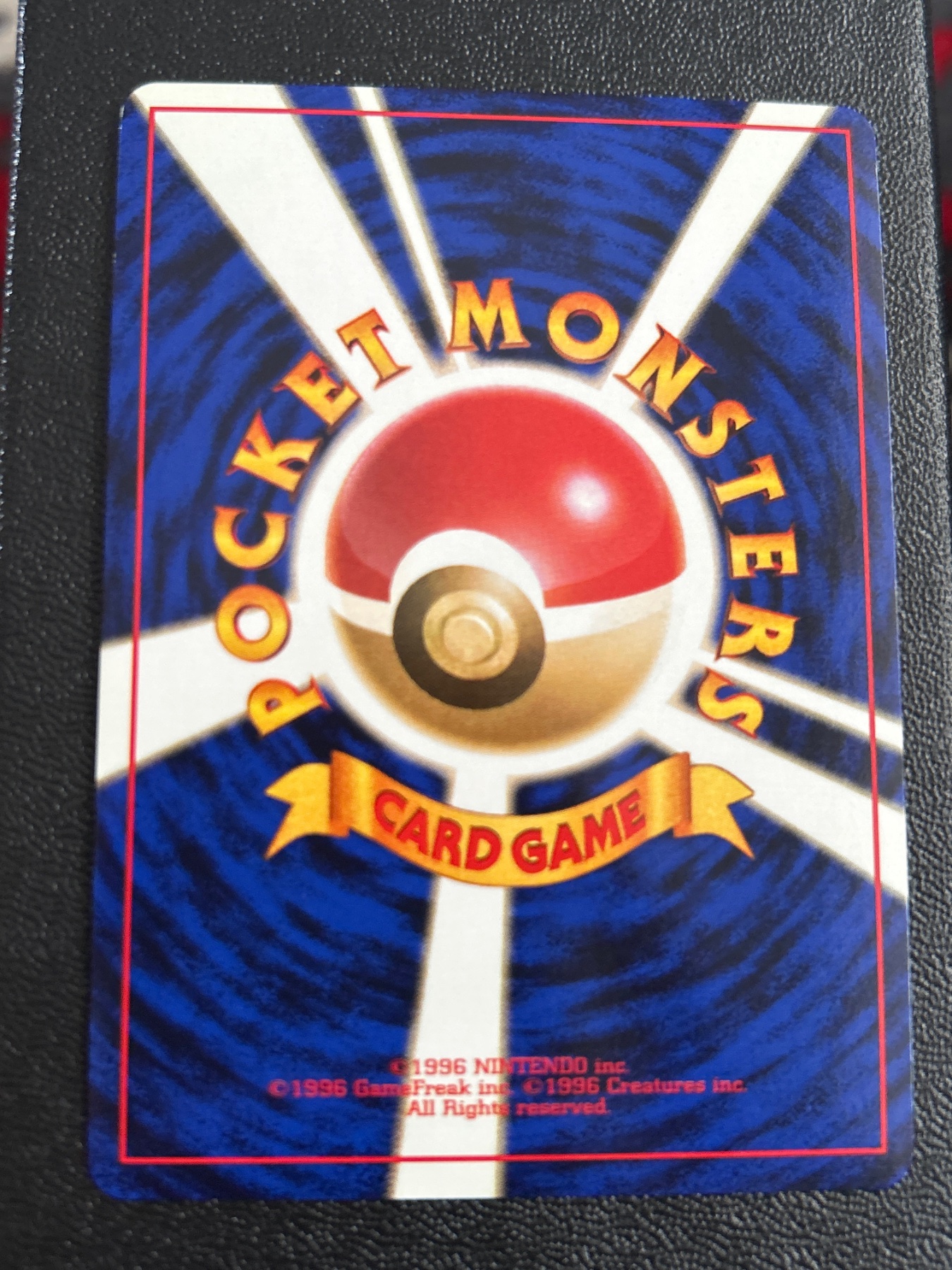 Card back