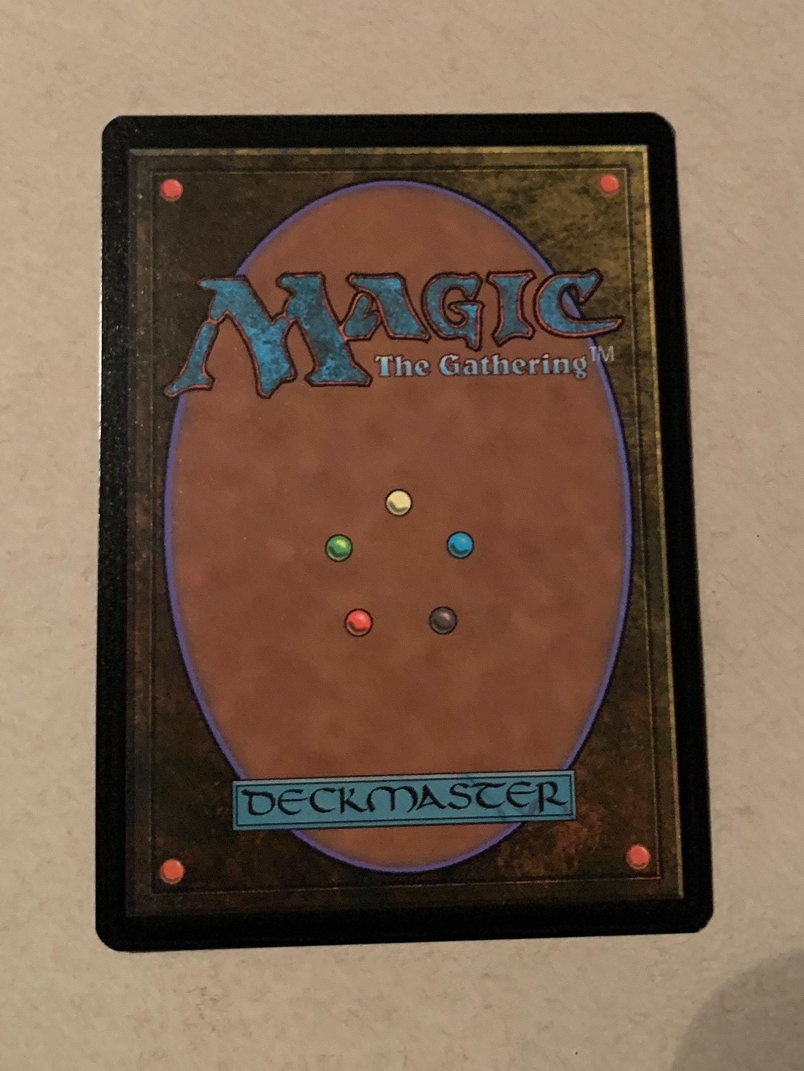 Card back