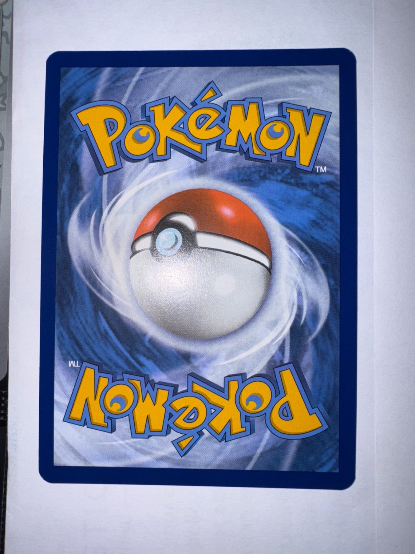 Card back