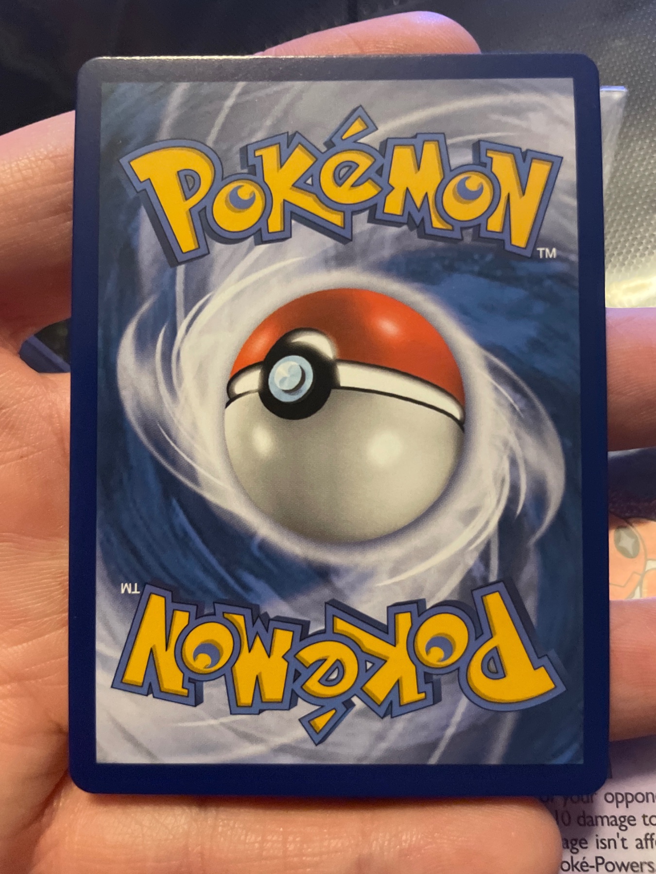 Card back