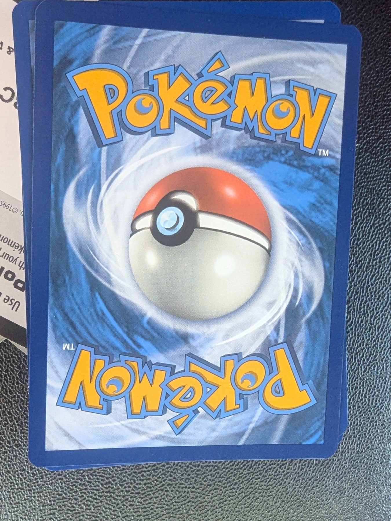 Card back