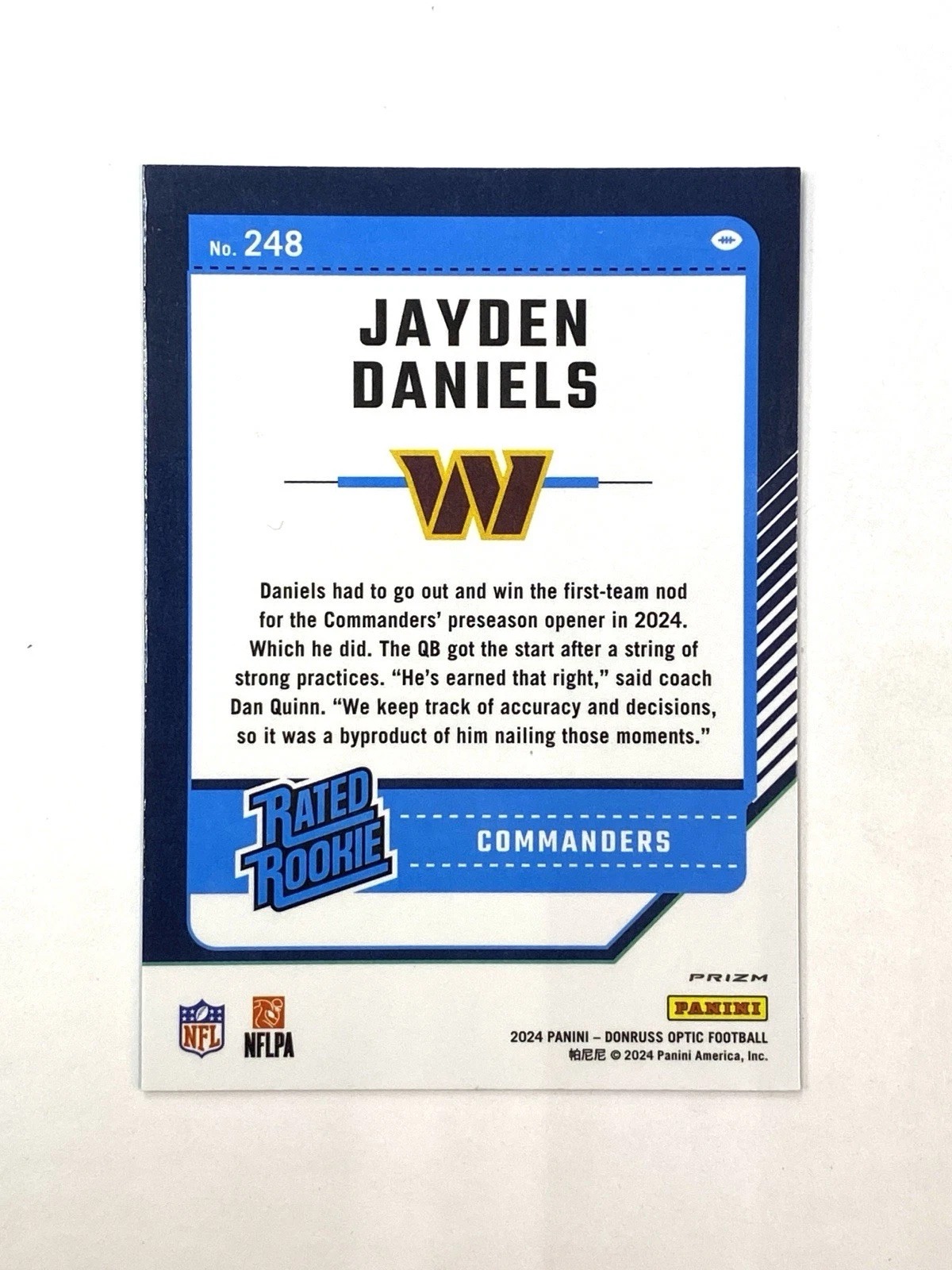 Card back