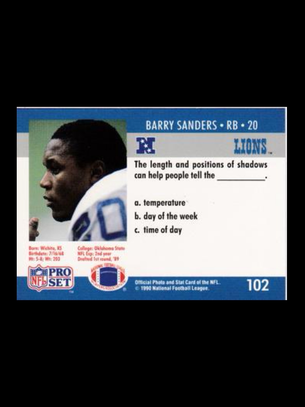 Card back