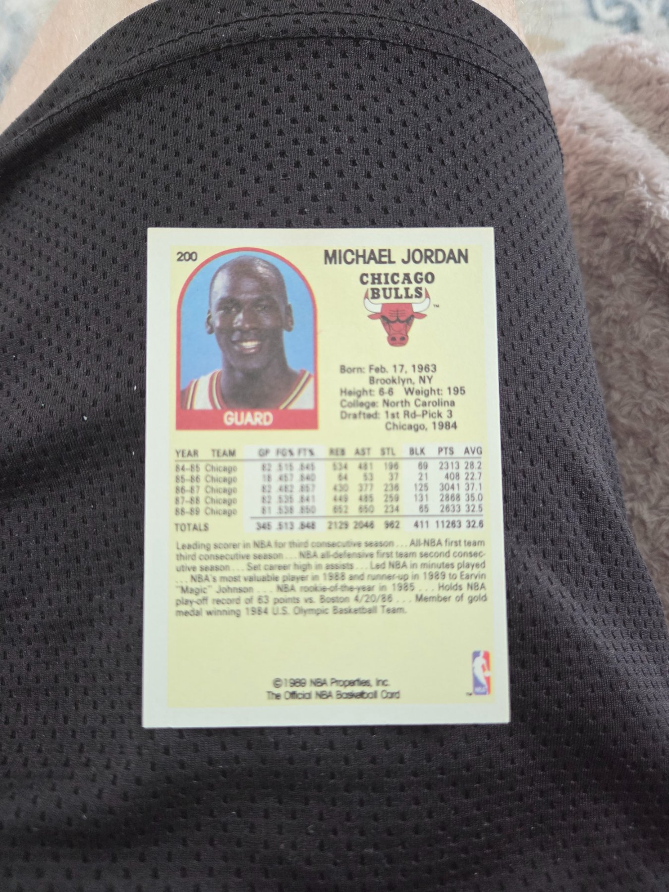 Card back