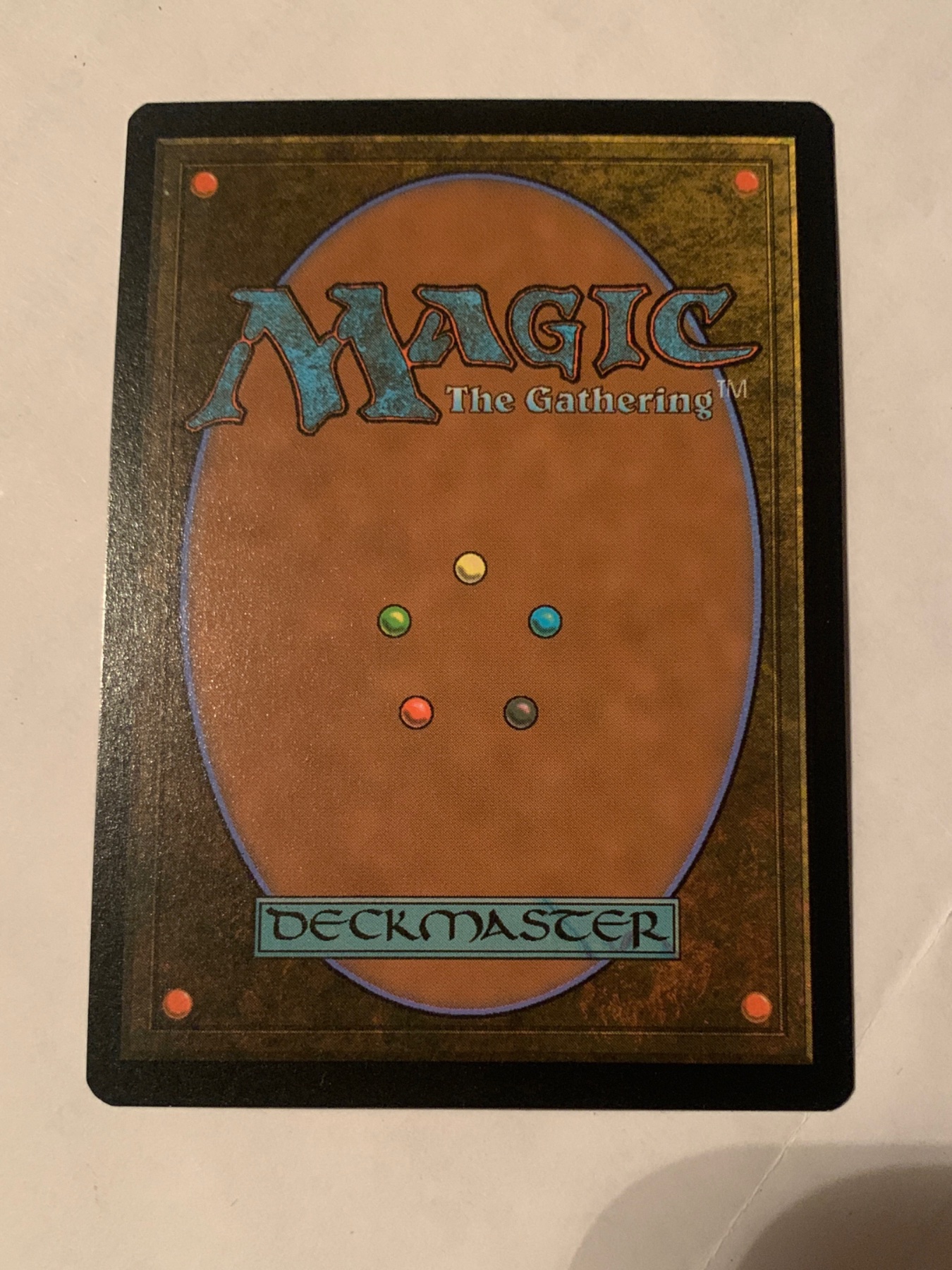 Card back
