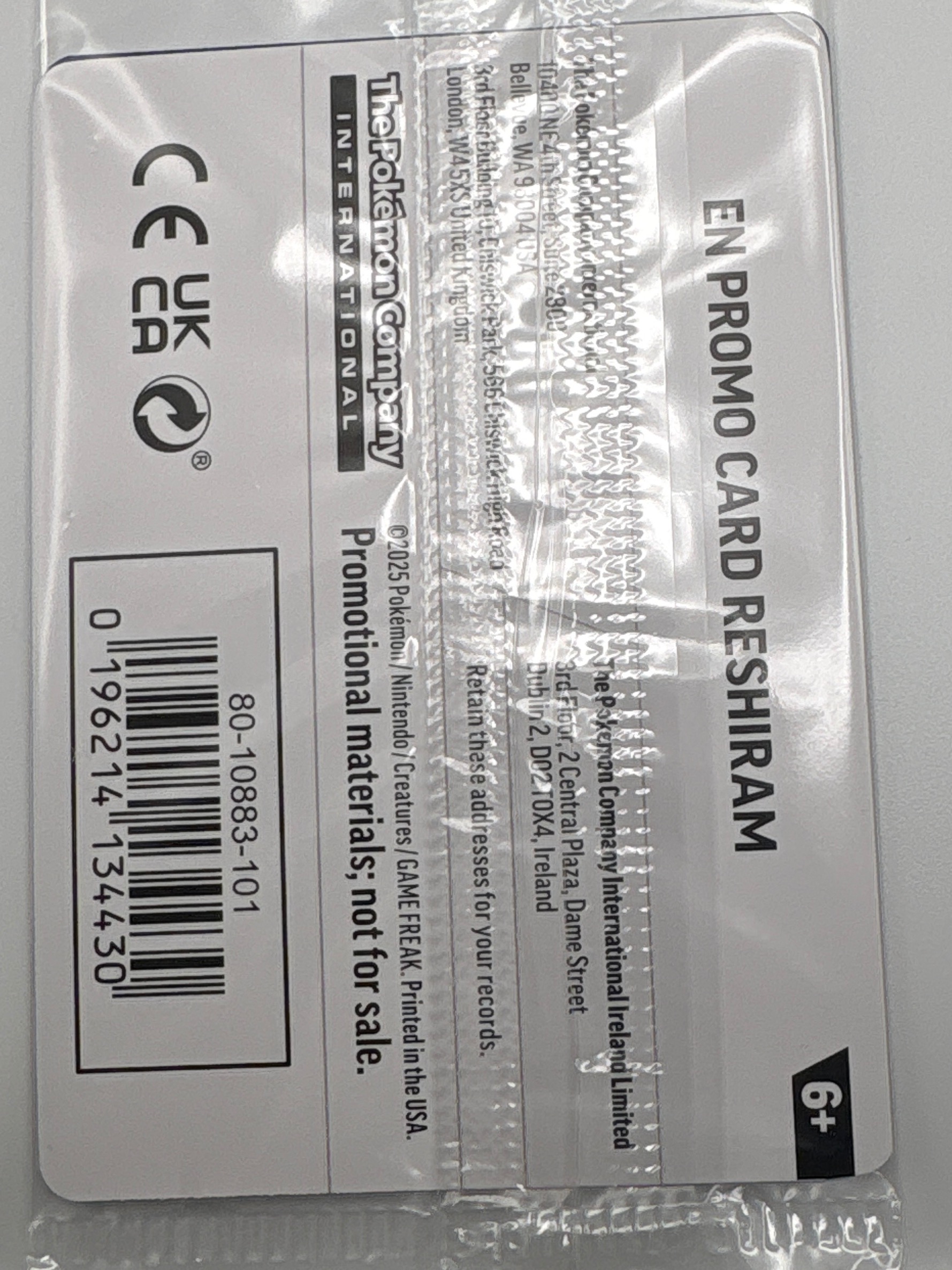 Card back