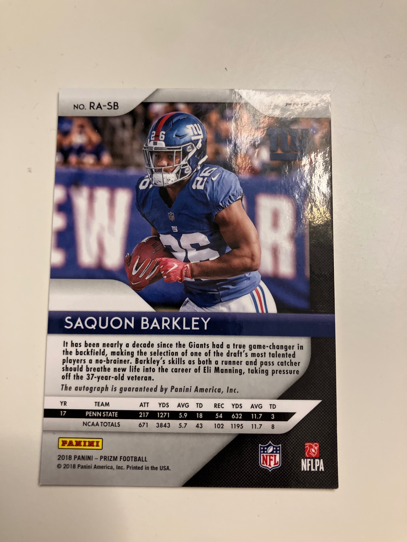 Card back
