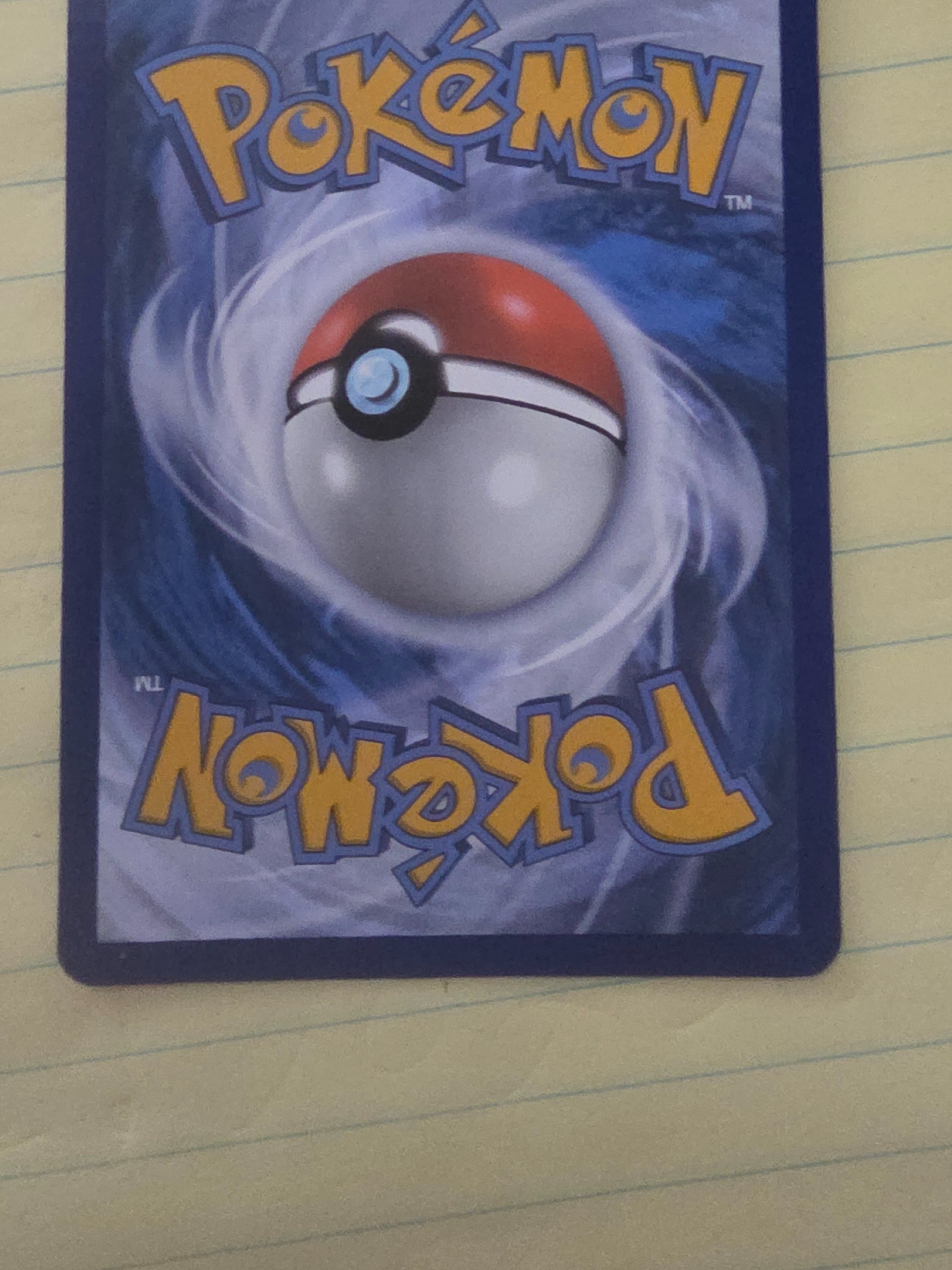 Card back