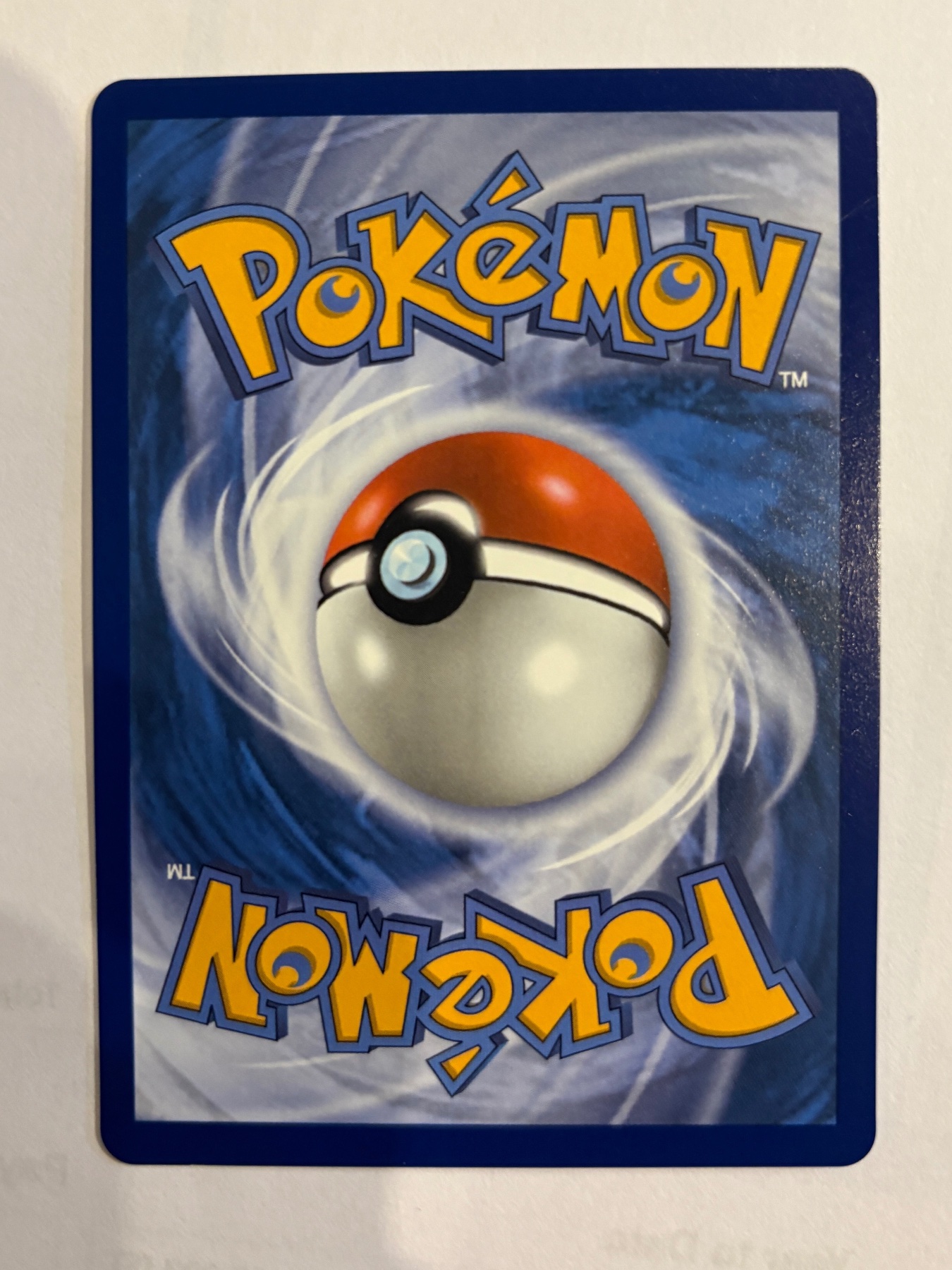 Card back