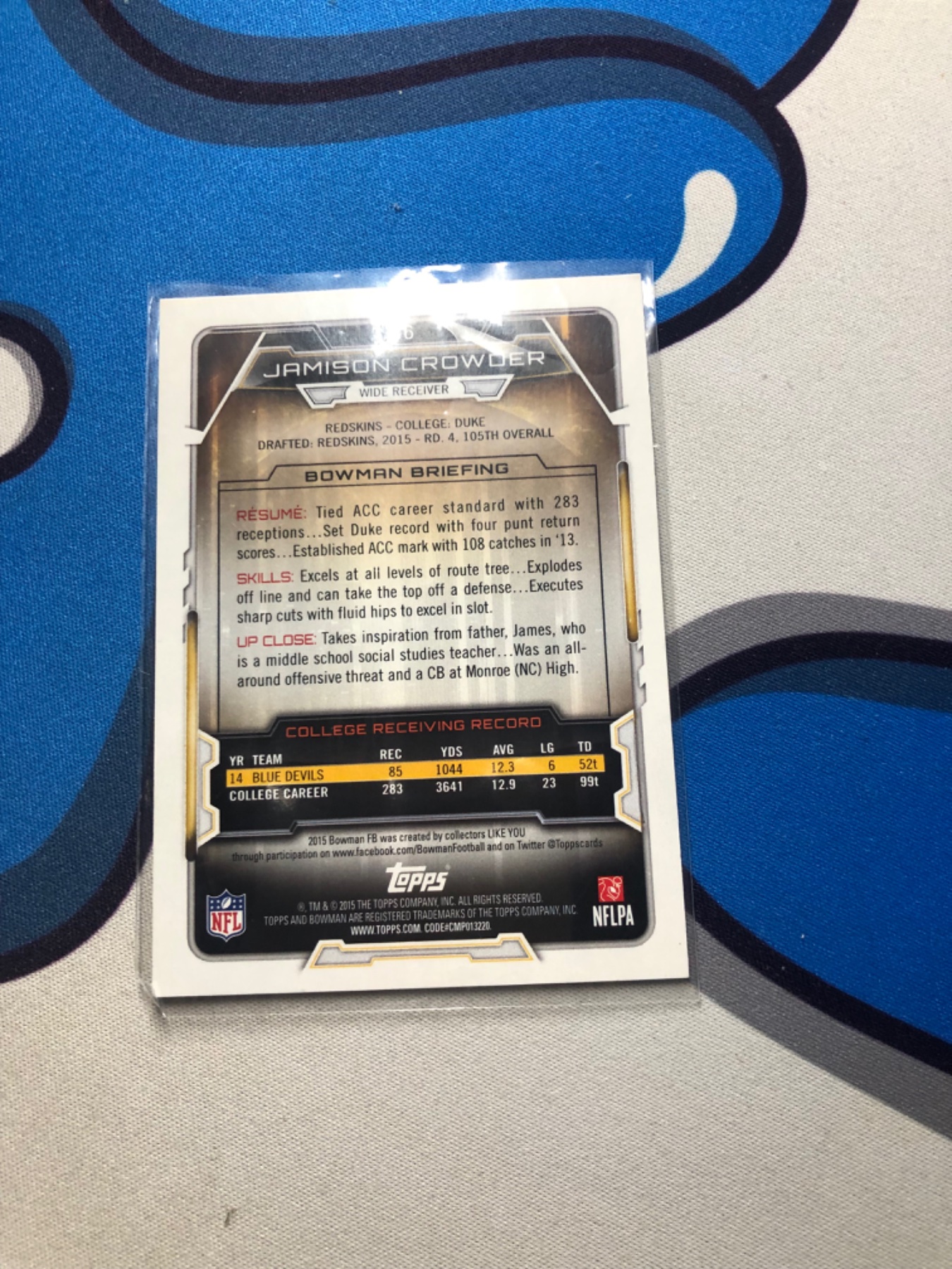 Card back
