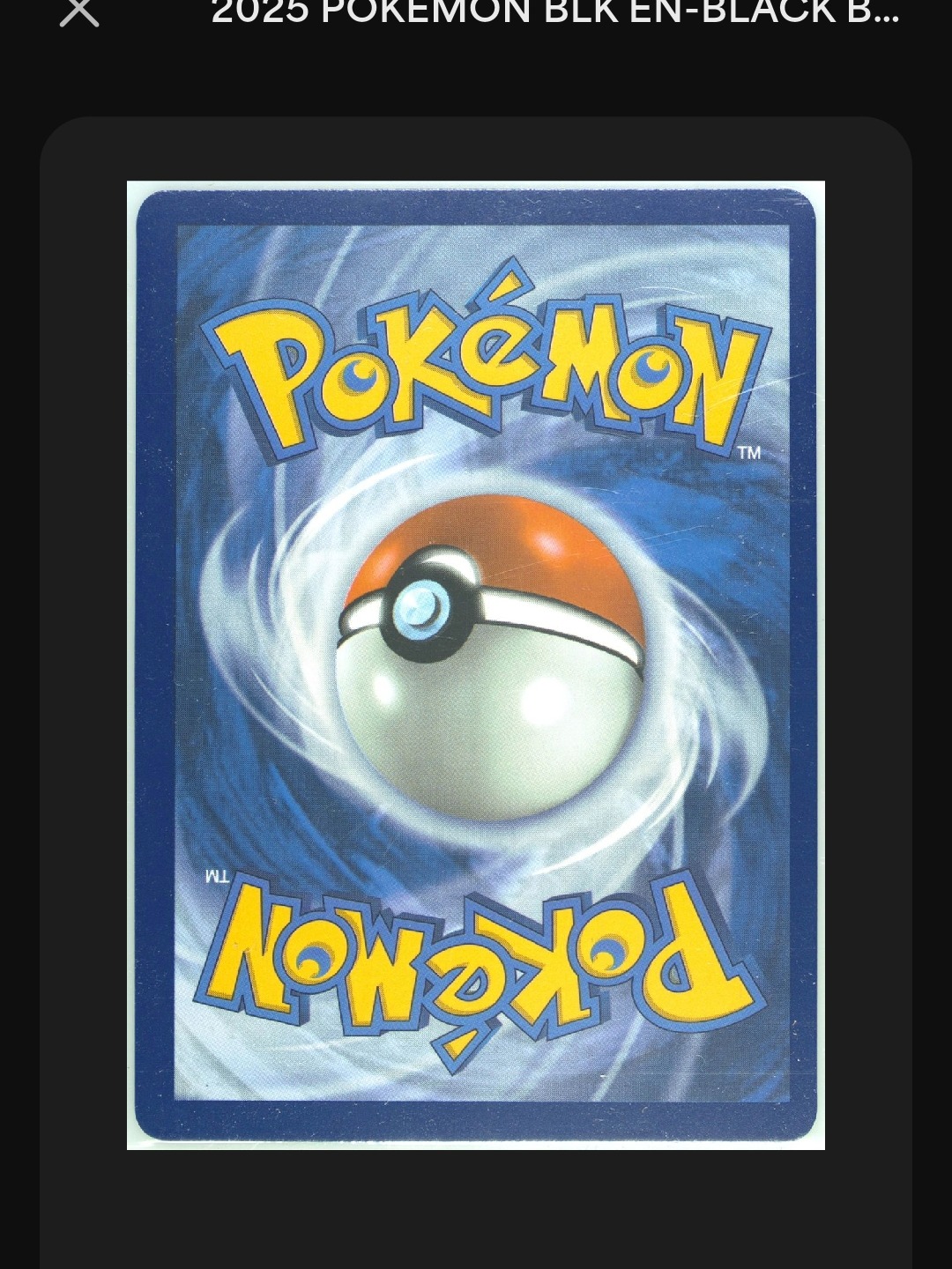Card back